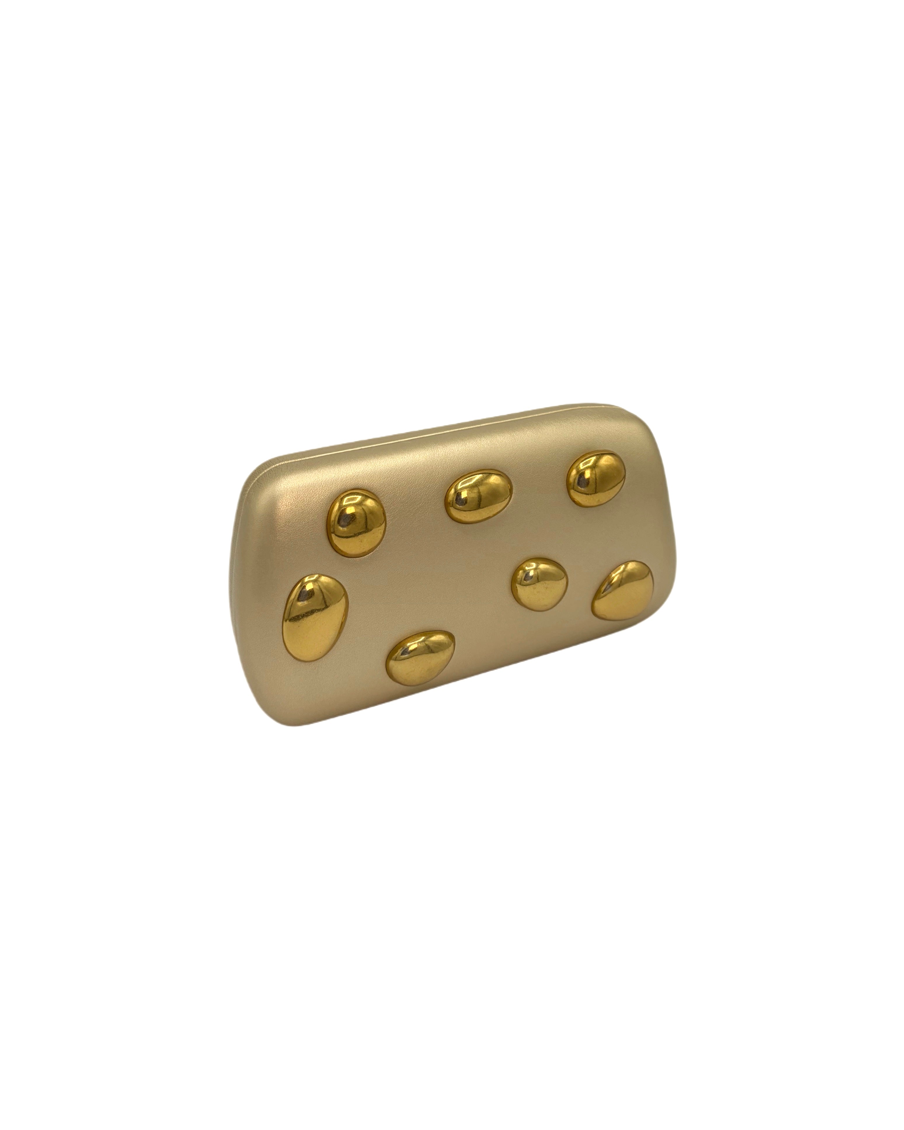 Matte Luxury Jewel Clutch Bag