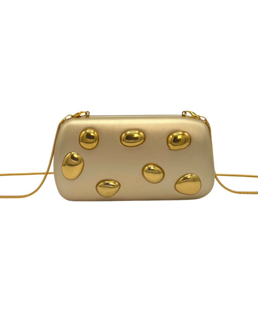 Matte Luxury Jewel Clutch Bag