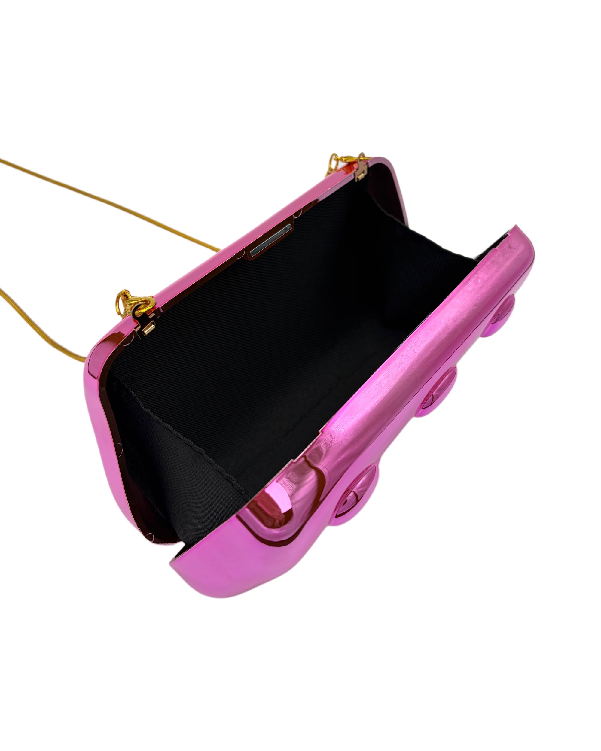 Glossy Luxury Jewel Clutch Bag