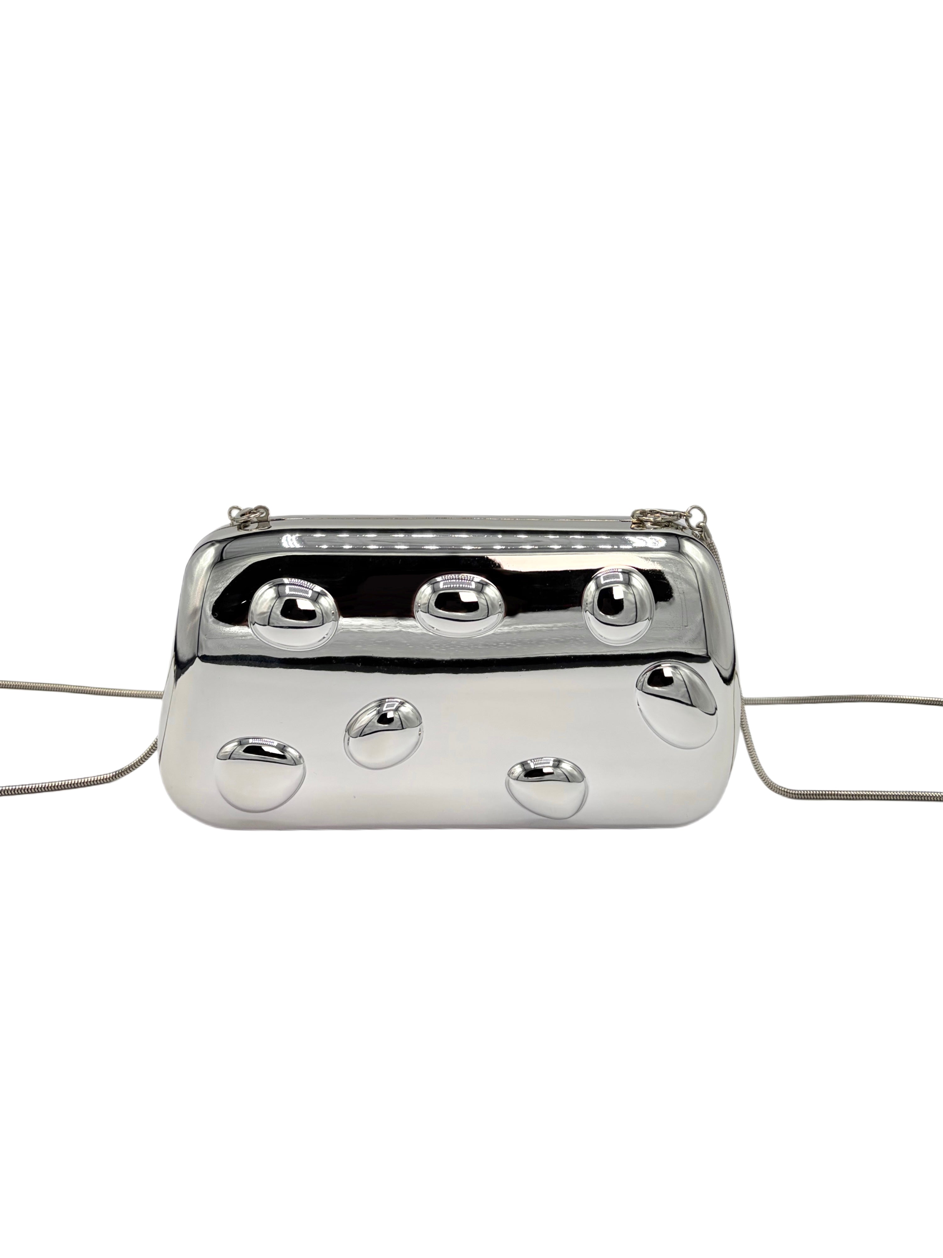 Glossy Luxury Jewel Clutch Bag