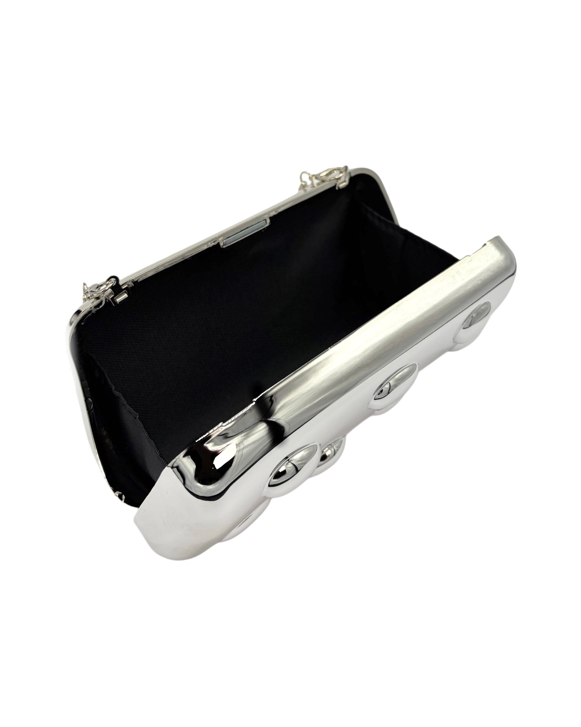 Glossy Luxury Jewel Clutch Bag