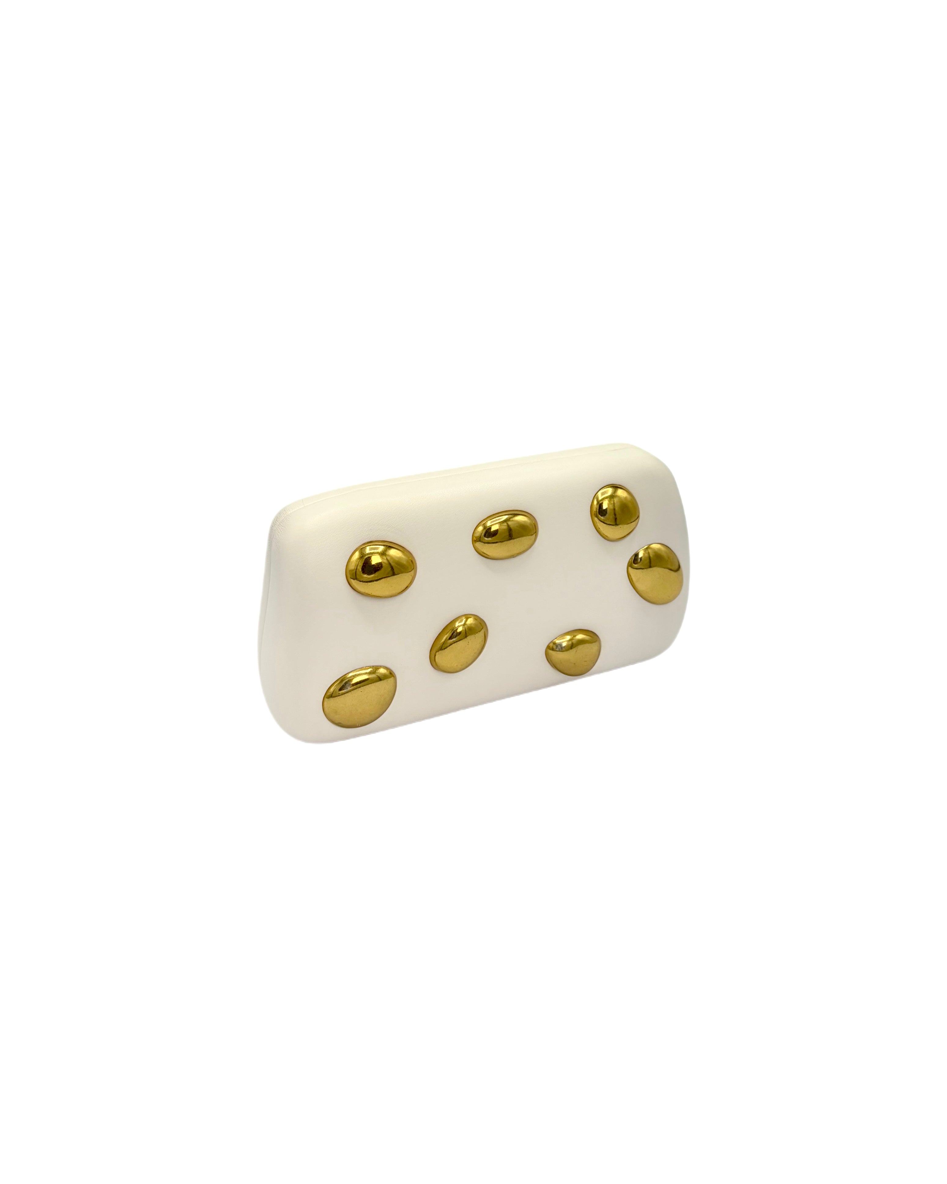 Matte Luxury Jewel Clutch Bag