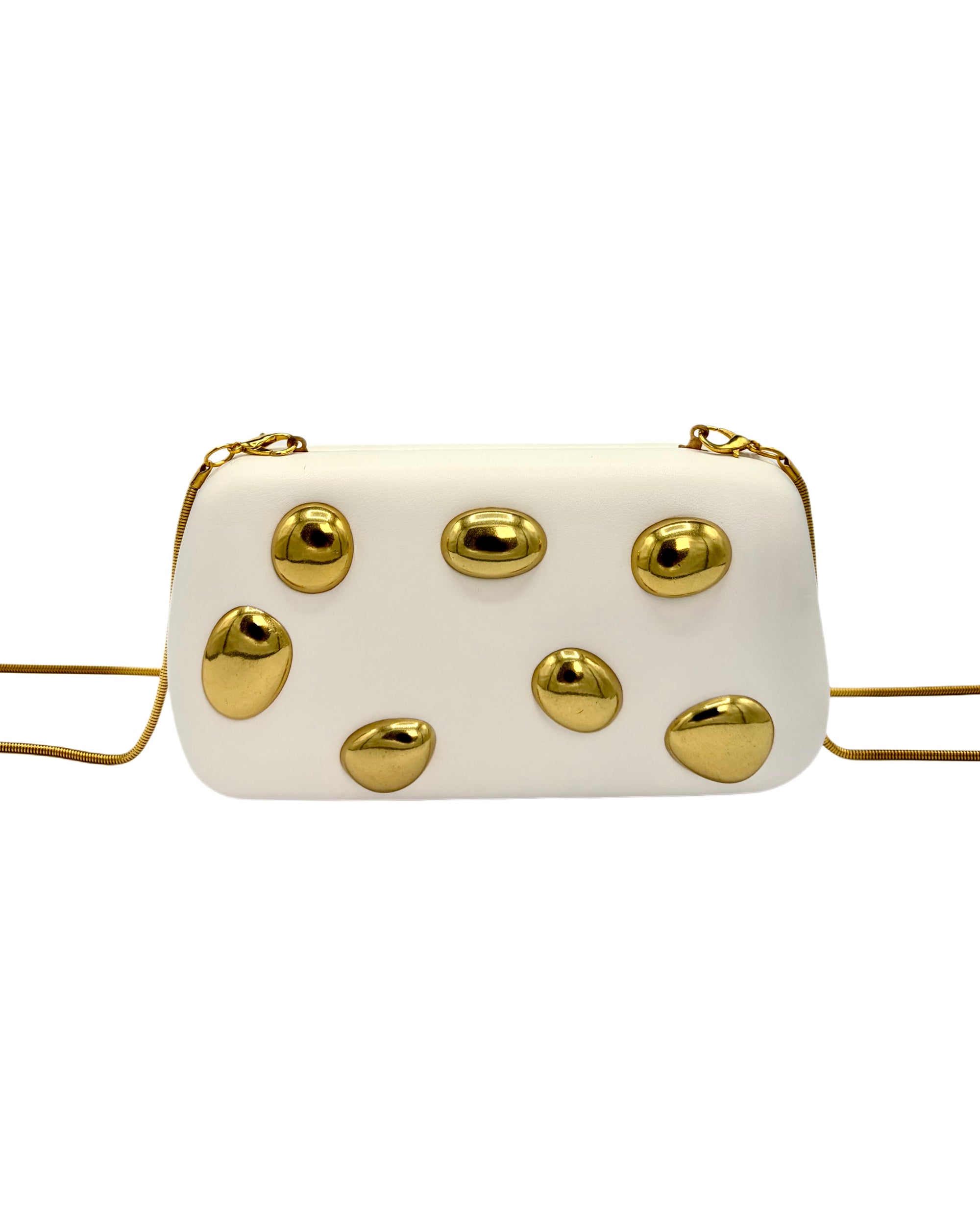 Matte Luxury Jewel Clutch Bag