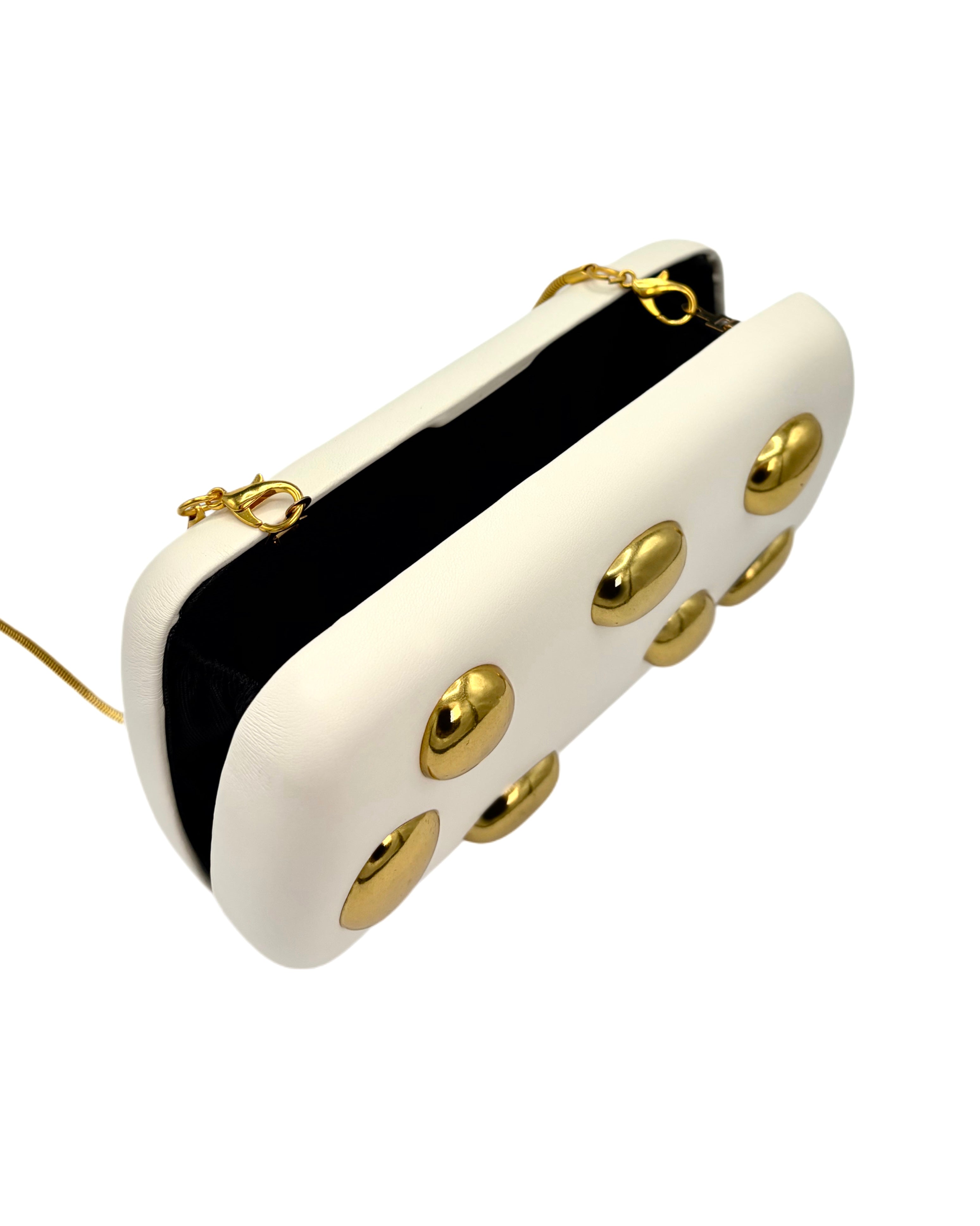 Matte Luxury Jewel Clutch Bag