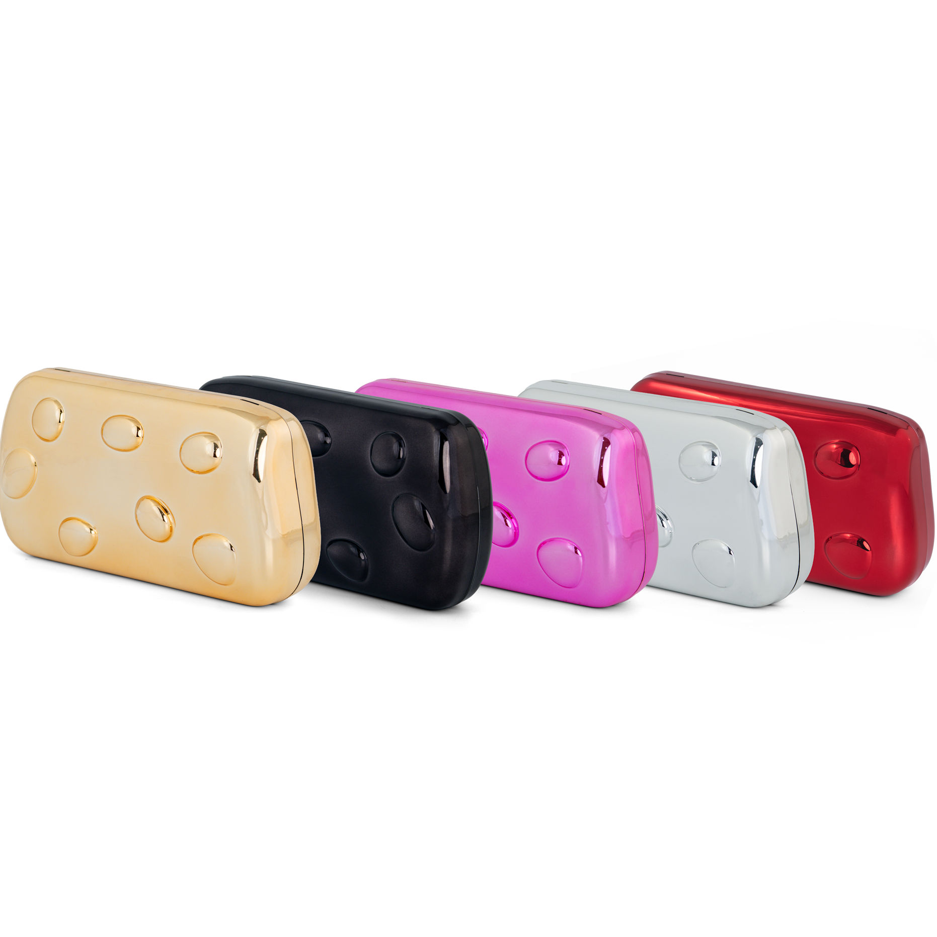 Glossy Luxury Jewel Clutch Bag