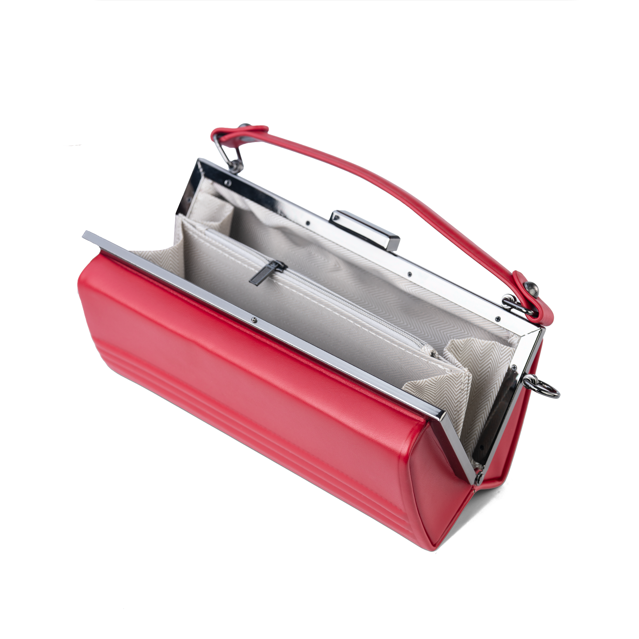 Top Handle Pleated Bag