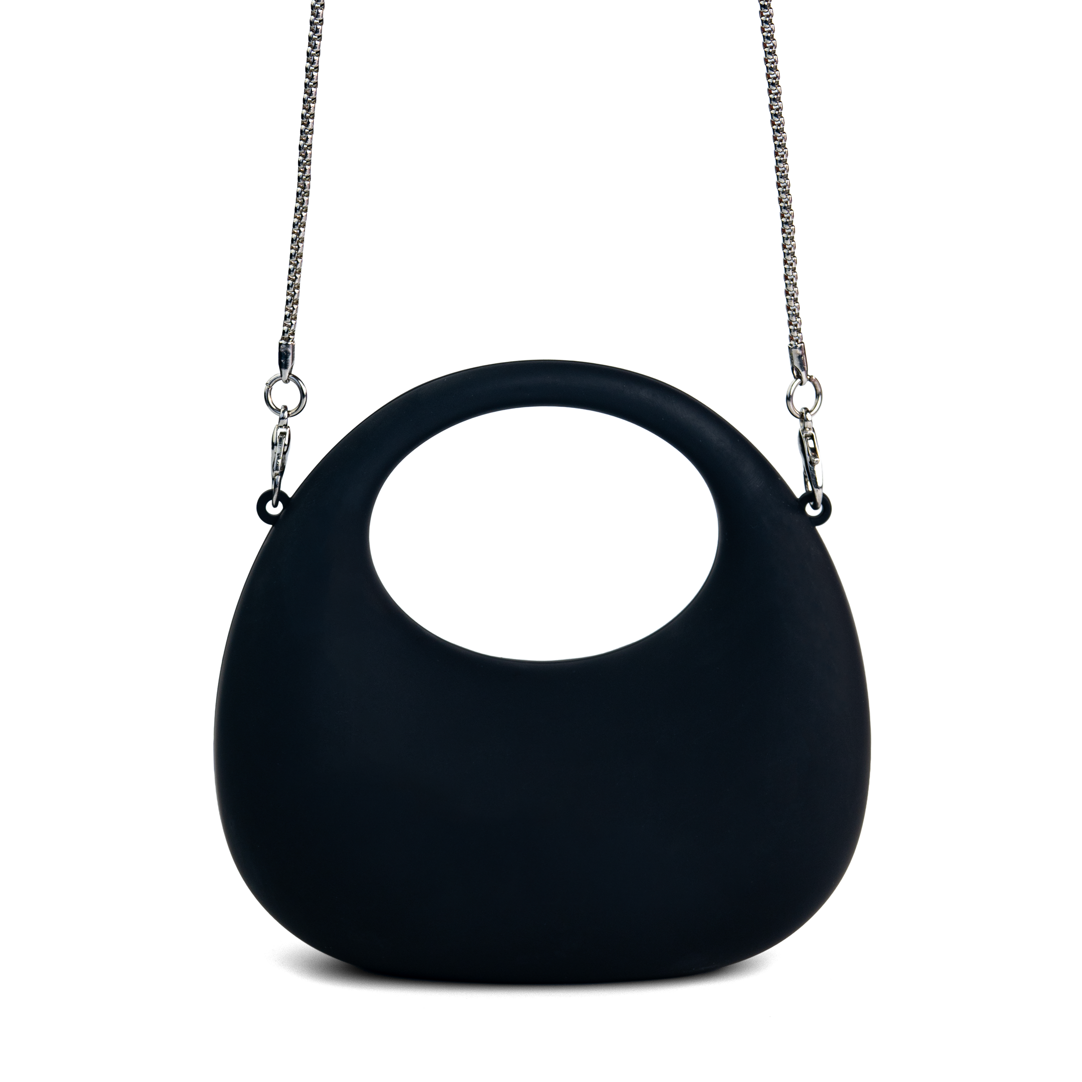 Mini Matte Crescent Clutch Bag