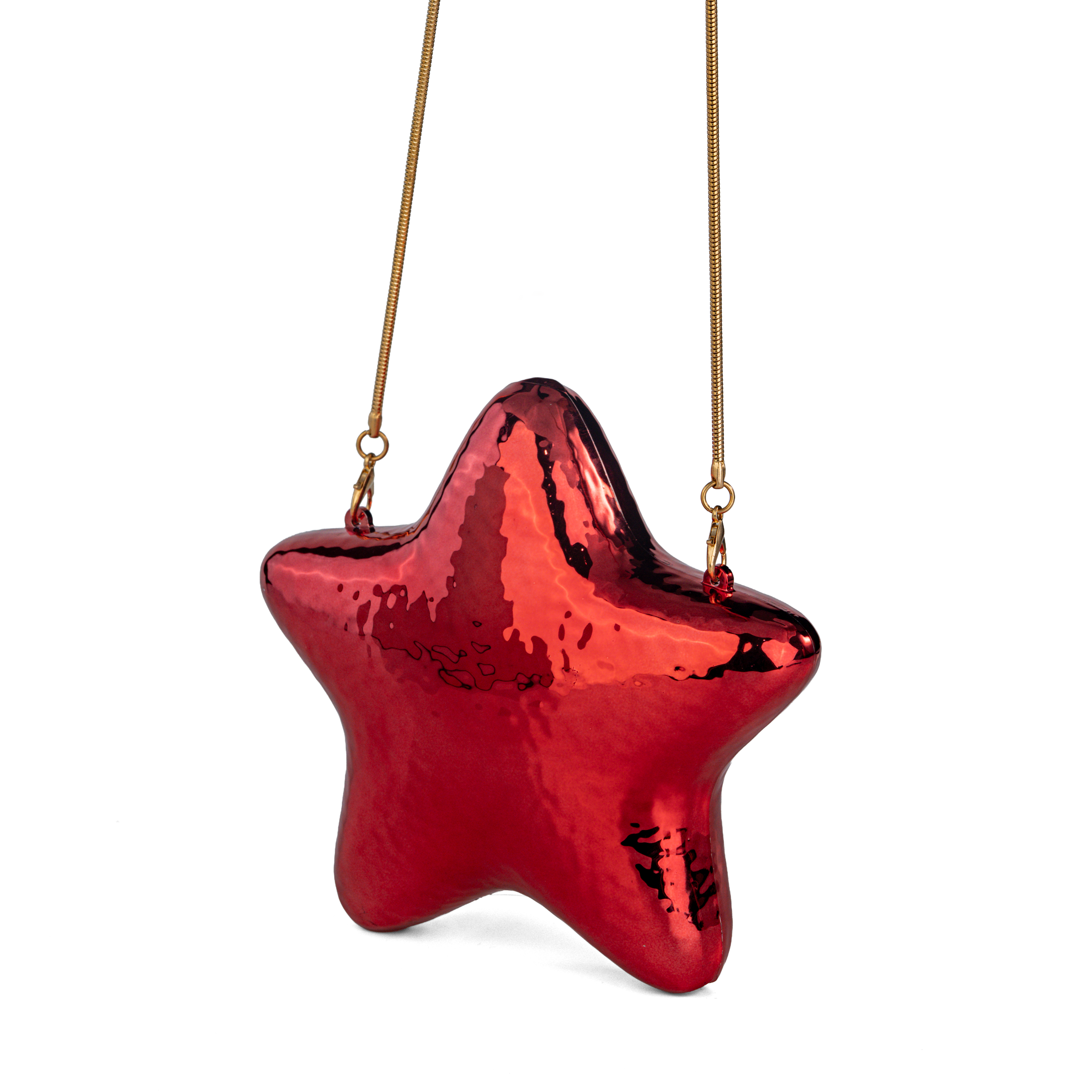 Metallic Starry Clutch Bag