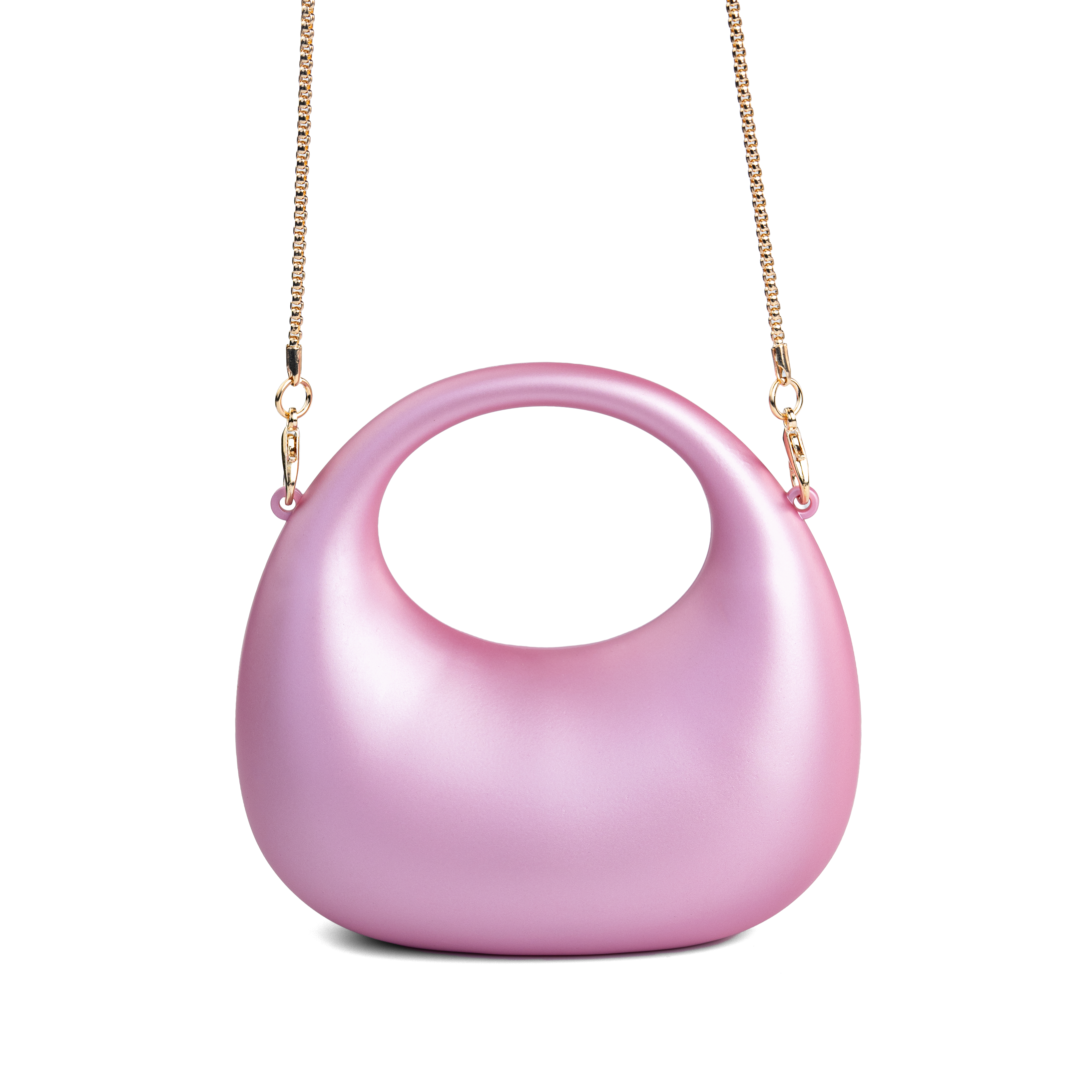Mini Matte Crescent Clutch Bag