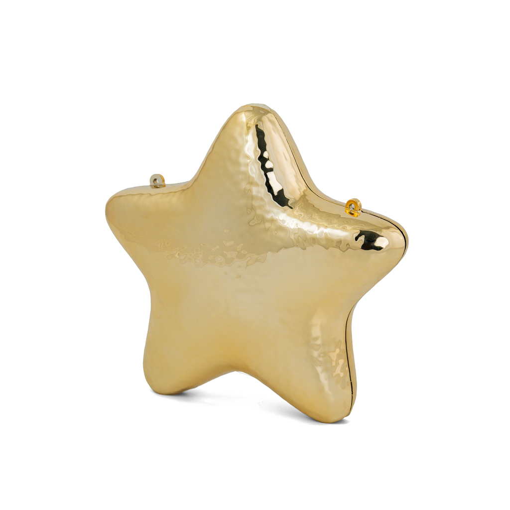 Metallic Starry Clutch Bag