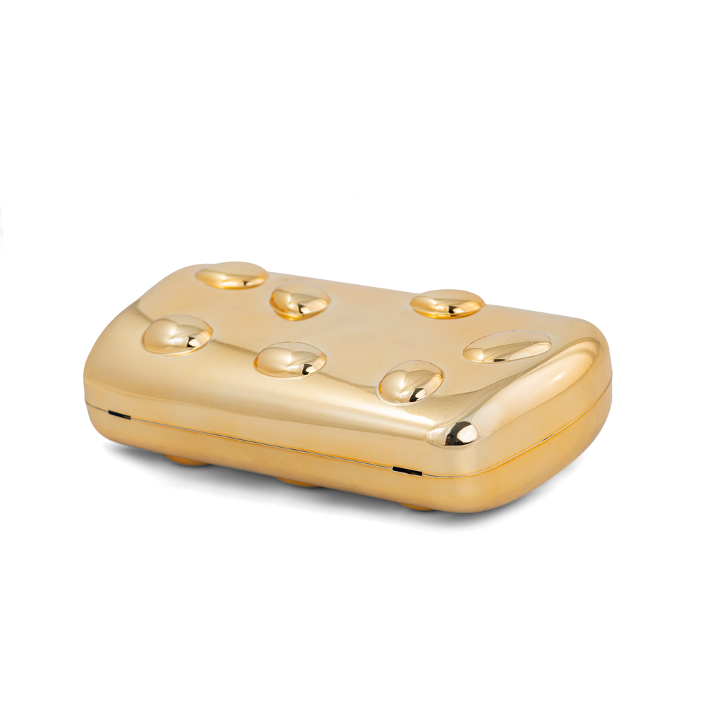 Glossy Luxury Jewel Clutch Bag