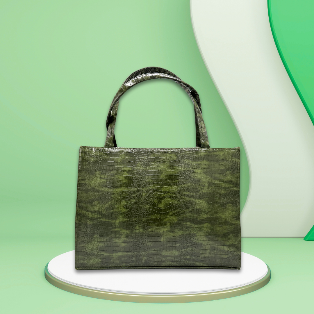 Green Patent Leather Tote bag (LT-01)