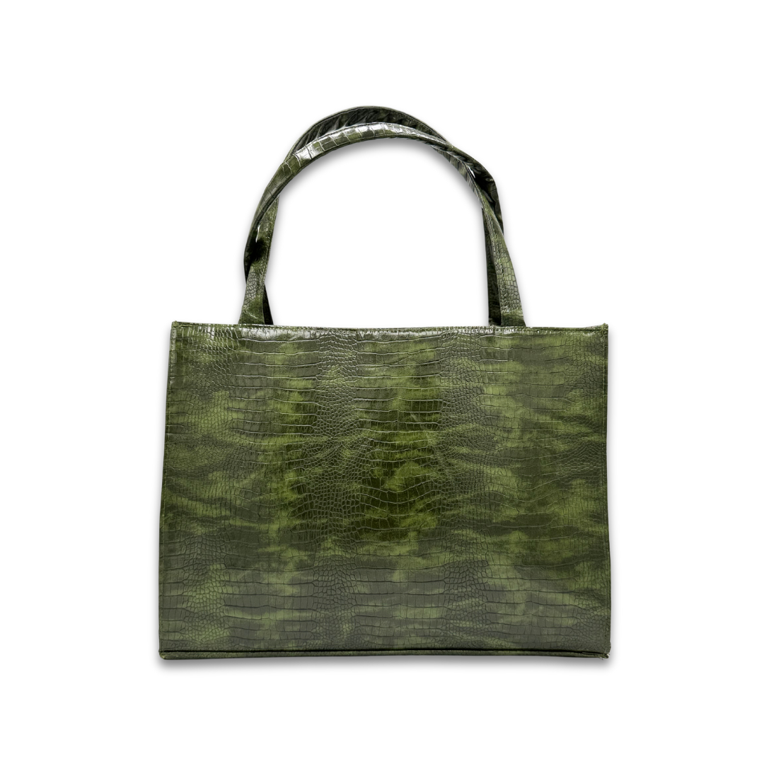 Green Patent Leather Tote bag (LT-01)