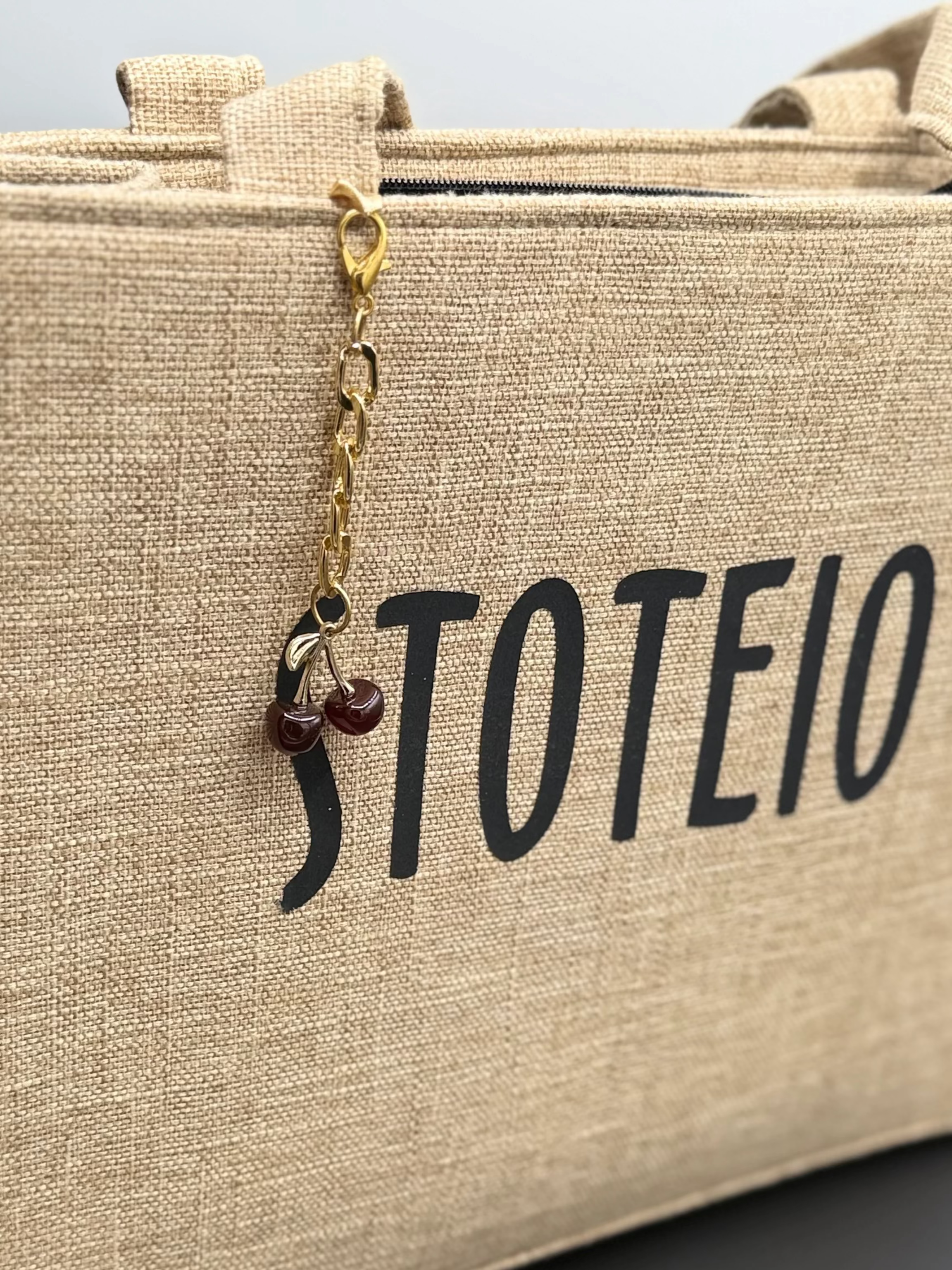 Mini Cherry Charm – Maroon