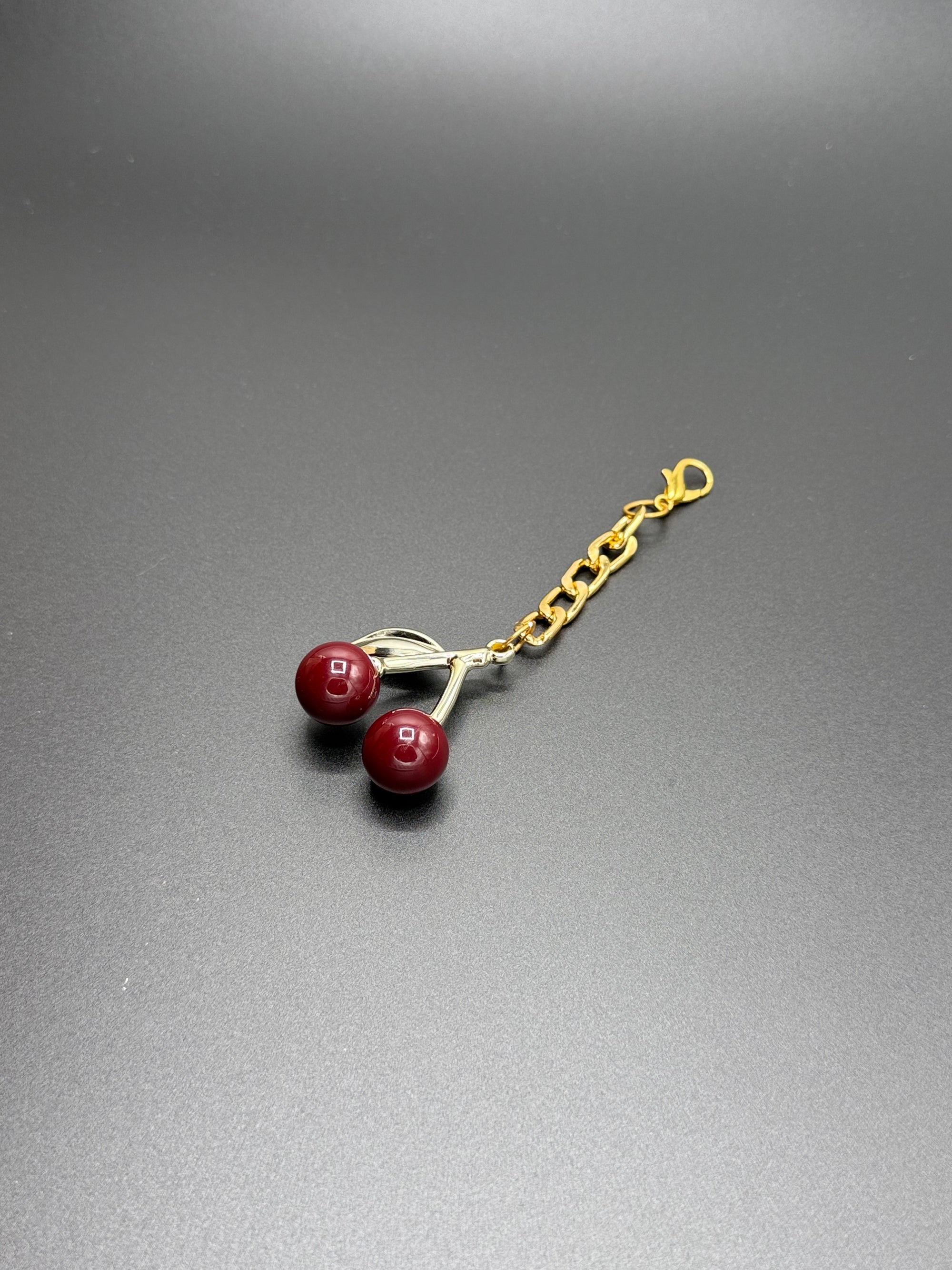 Mini Cherry Charm – Maroon
