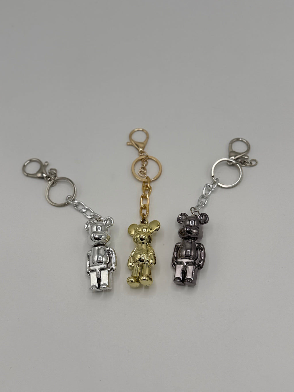 Mini Metal Teddy Charm
