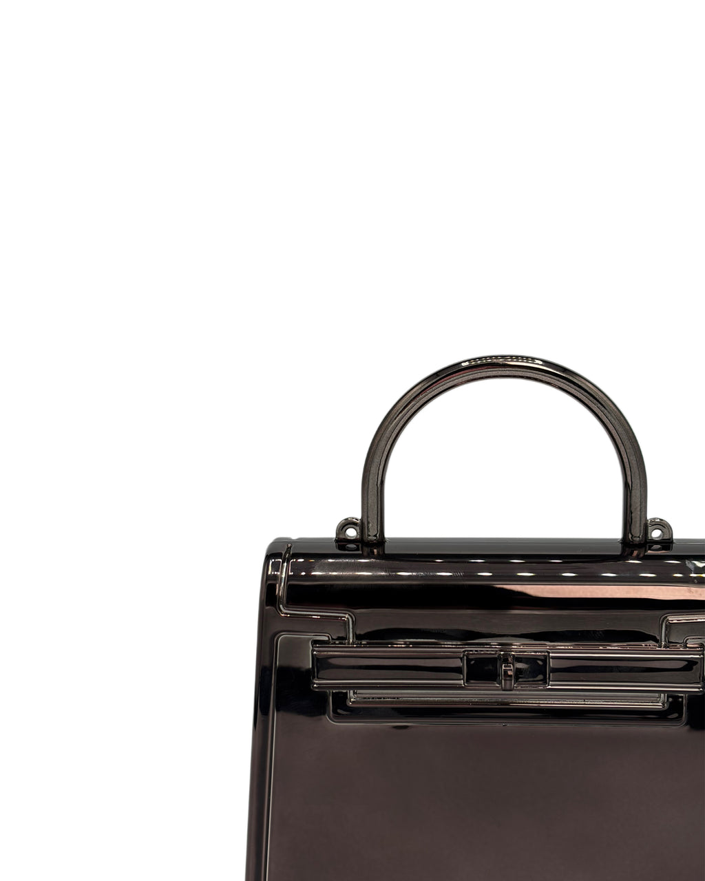 Mini Glossy Quartz Clutch Bag