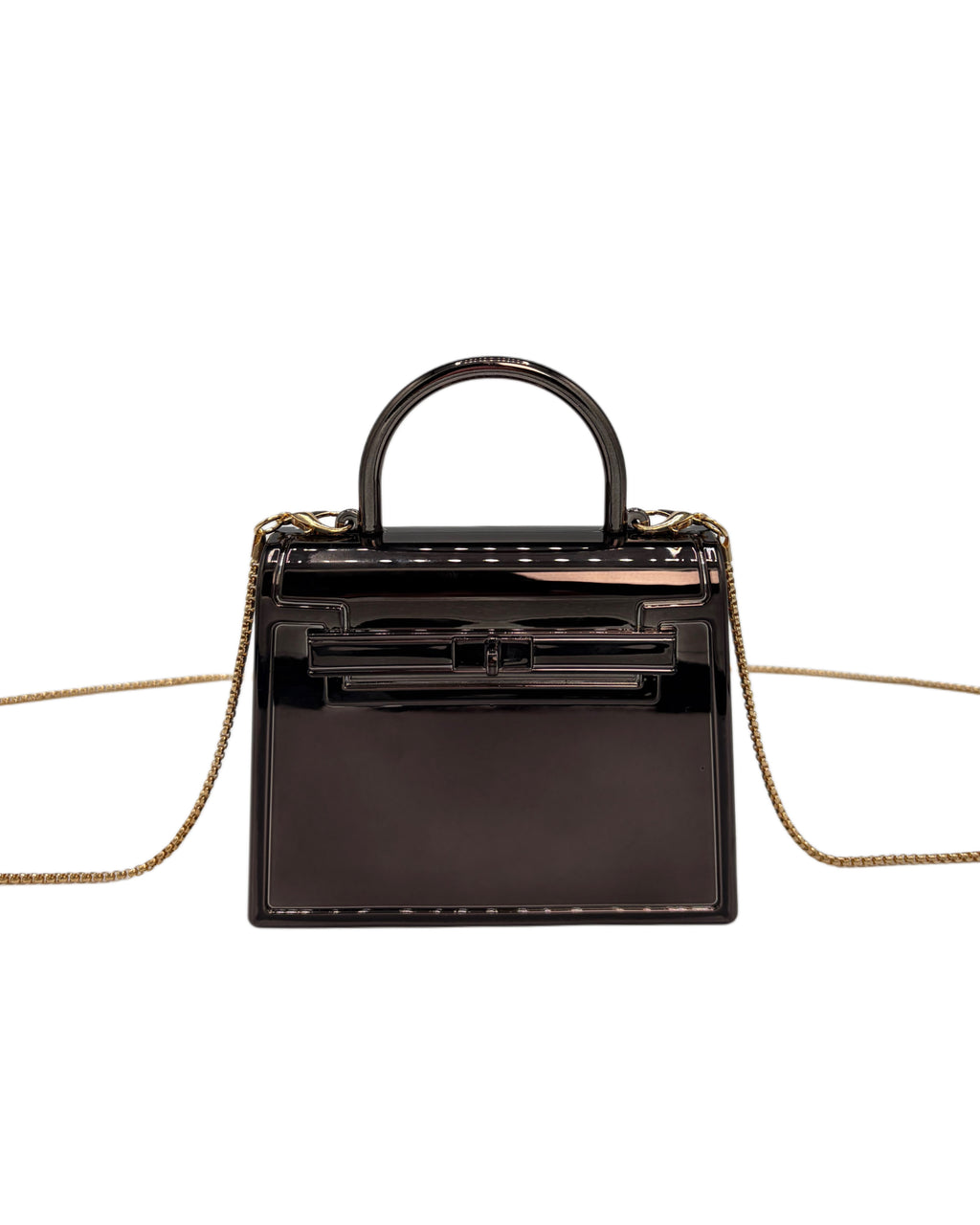 Mini Glossy Quartz Clutch Bag