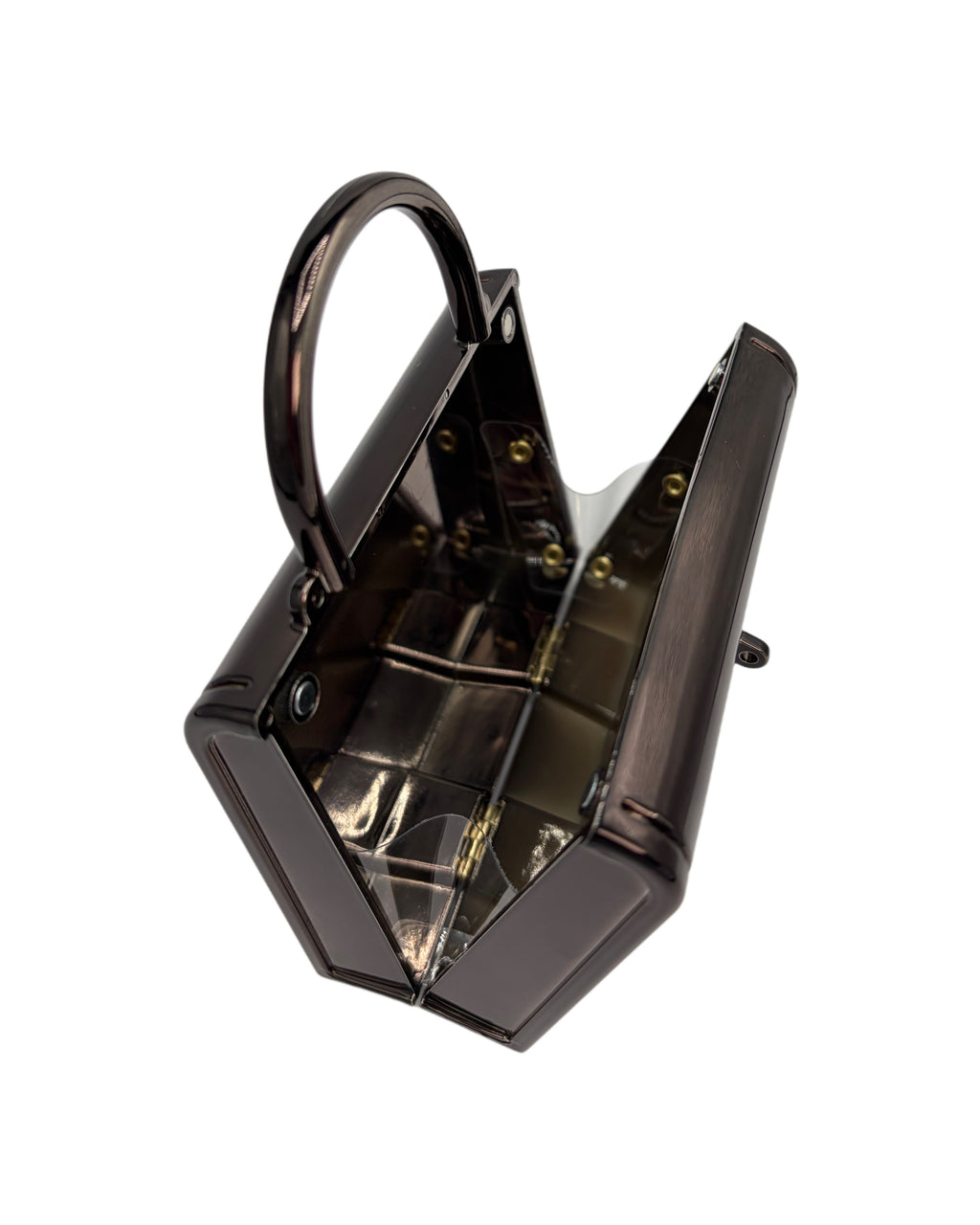 Mini Glossy Quartz Clutch Bag