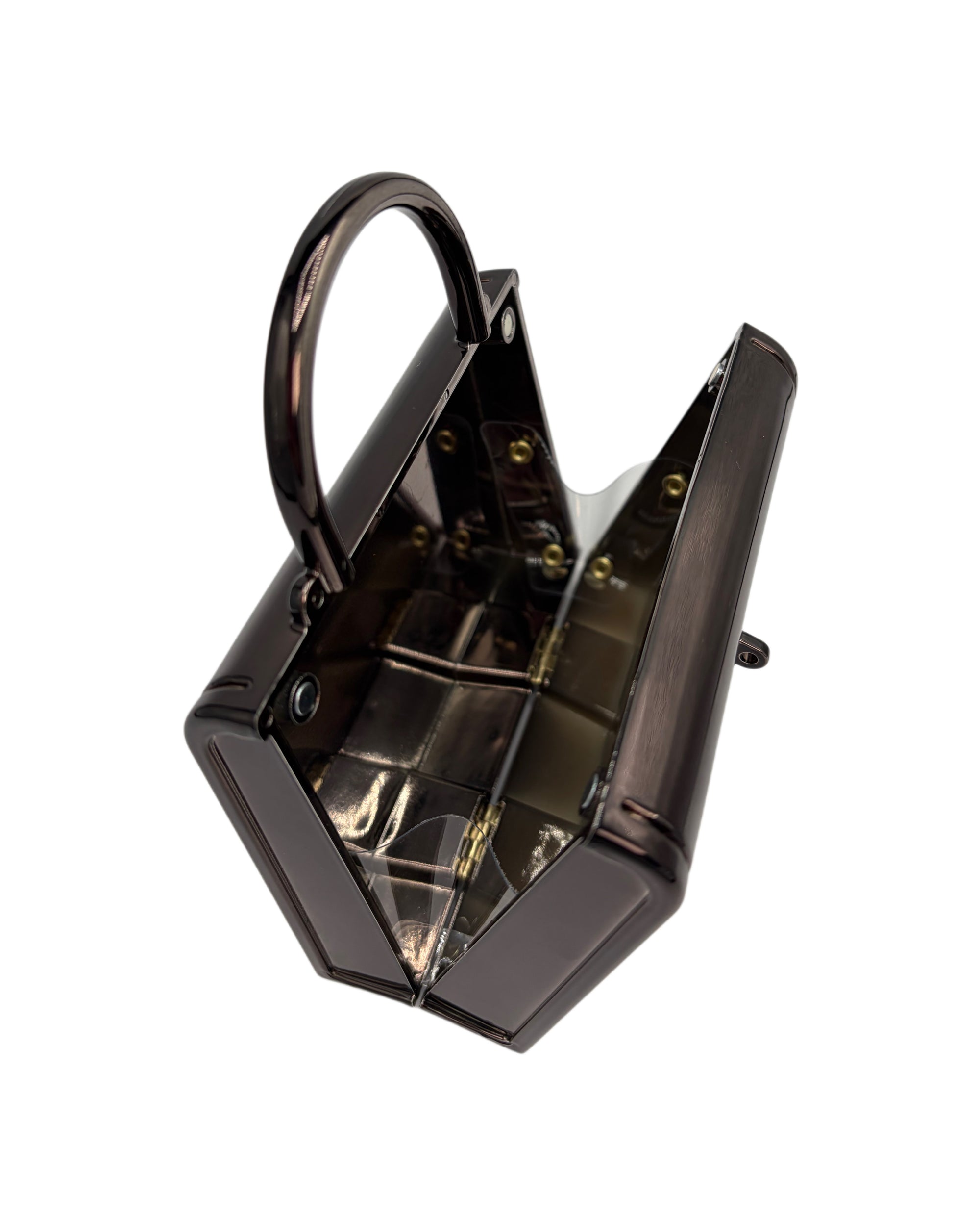 Mini Glossy Quartz Clutch Bag