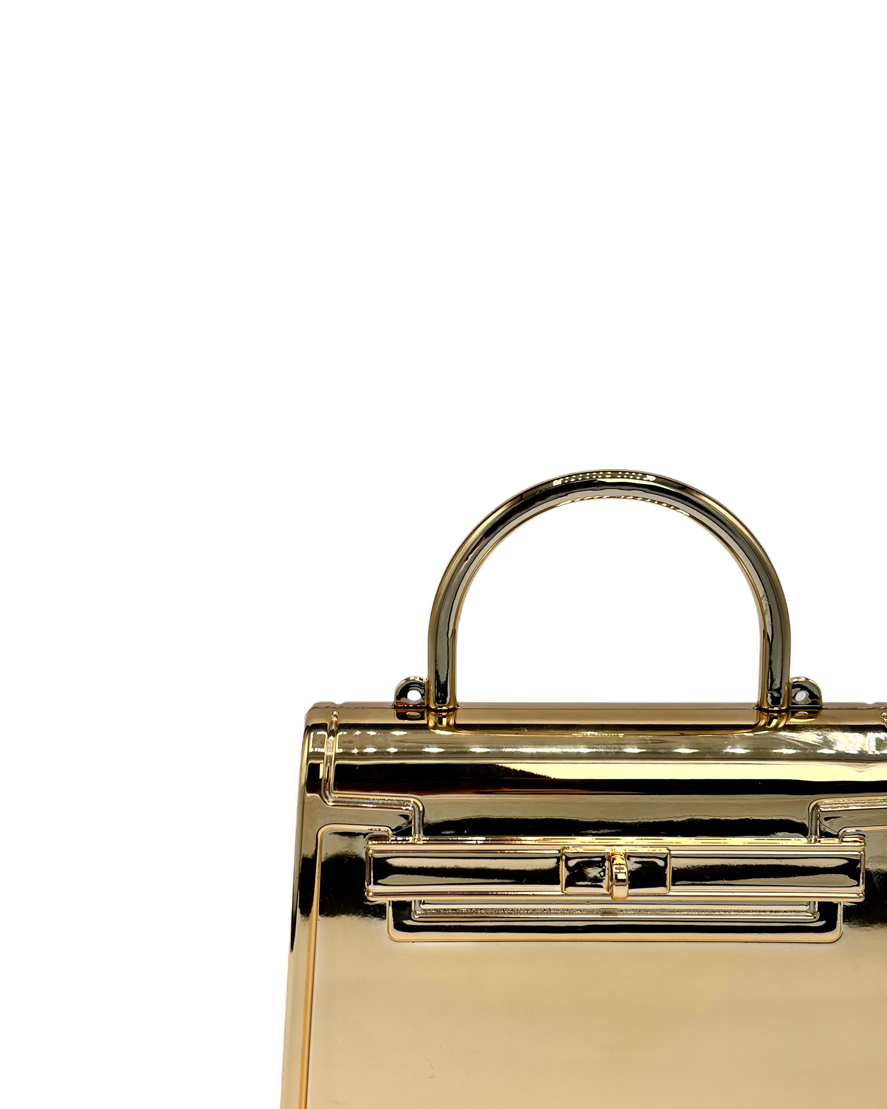 Mini Glossy Quartz Clutch Bag