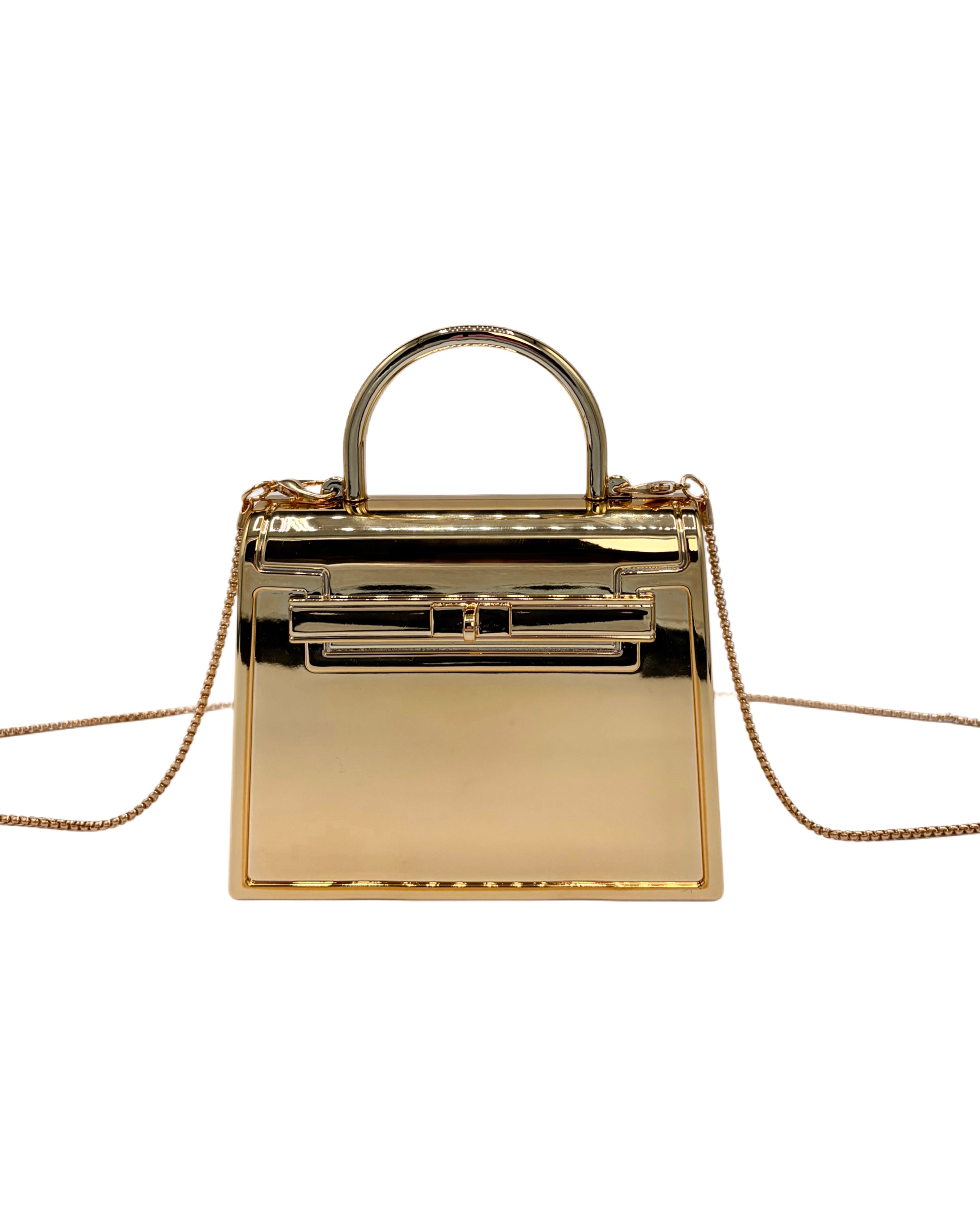 Mini Glossy Quartz Clutch Bag