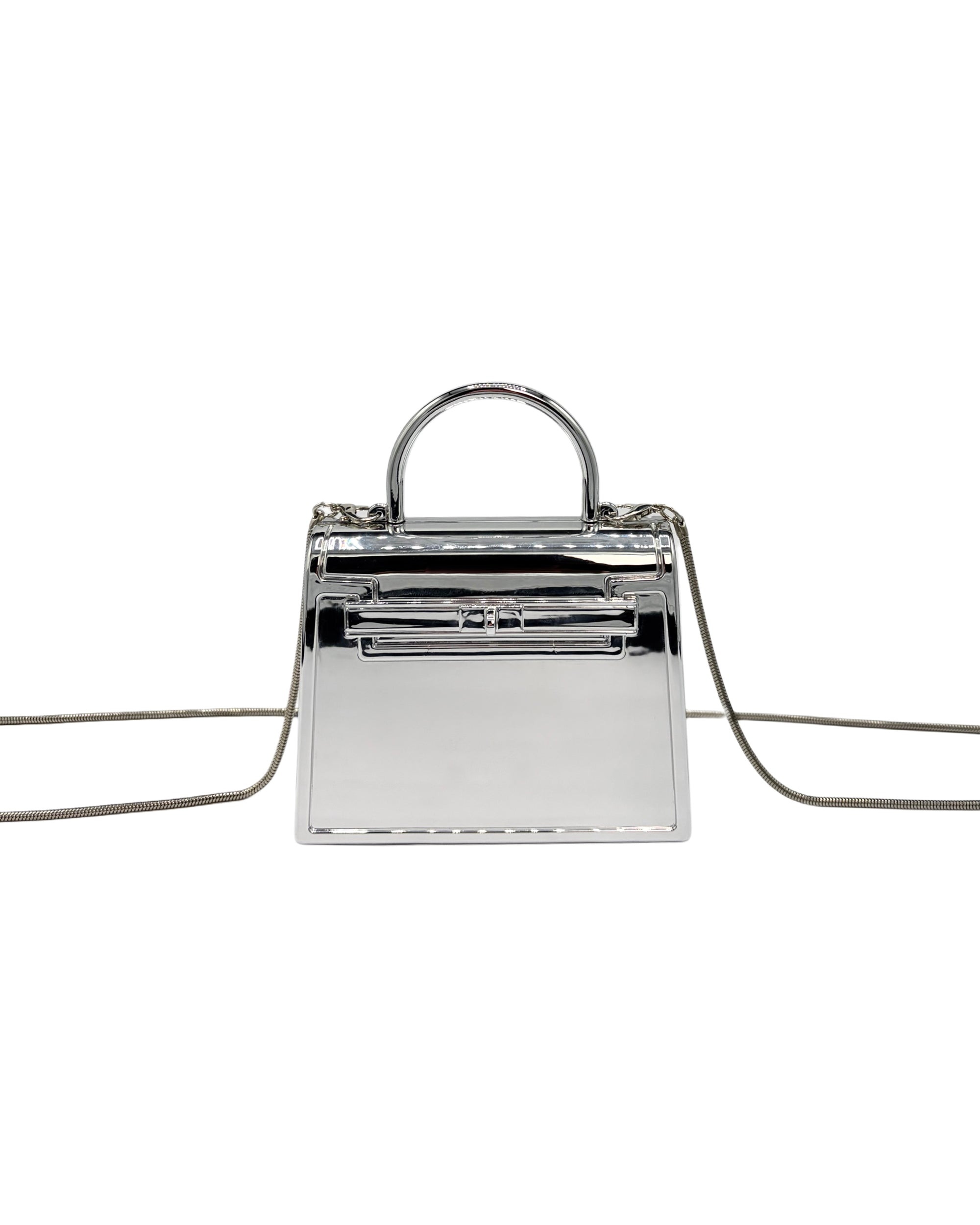 Mini Glossy Quartz Clutch Bag