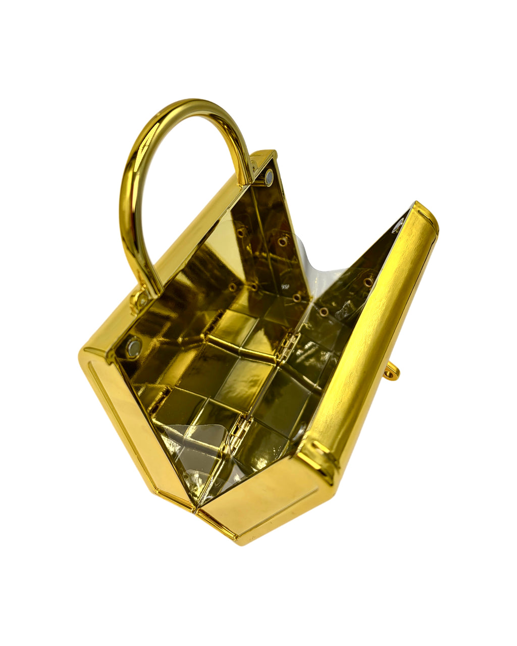 Mini Glossy Quartz Clutch Bag