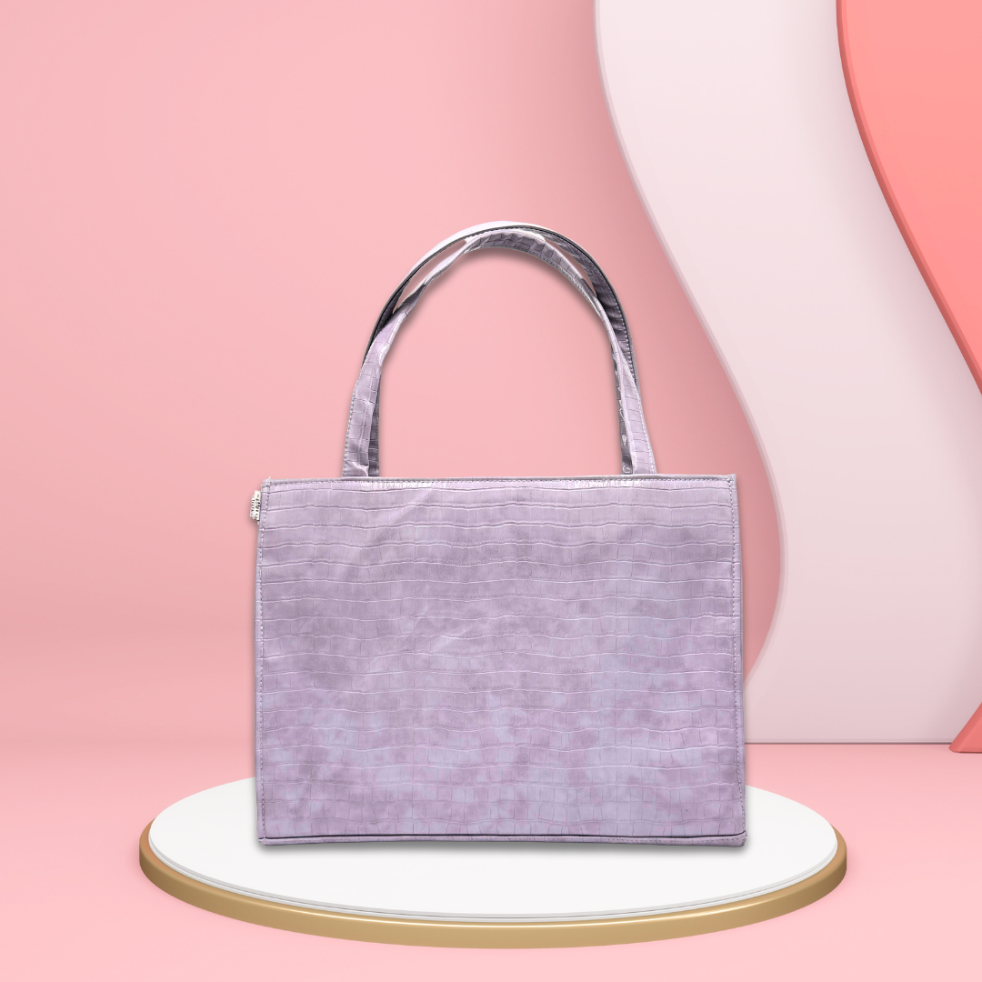 Lilac Patent Leather Tote Bag (LT-03)