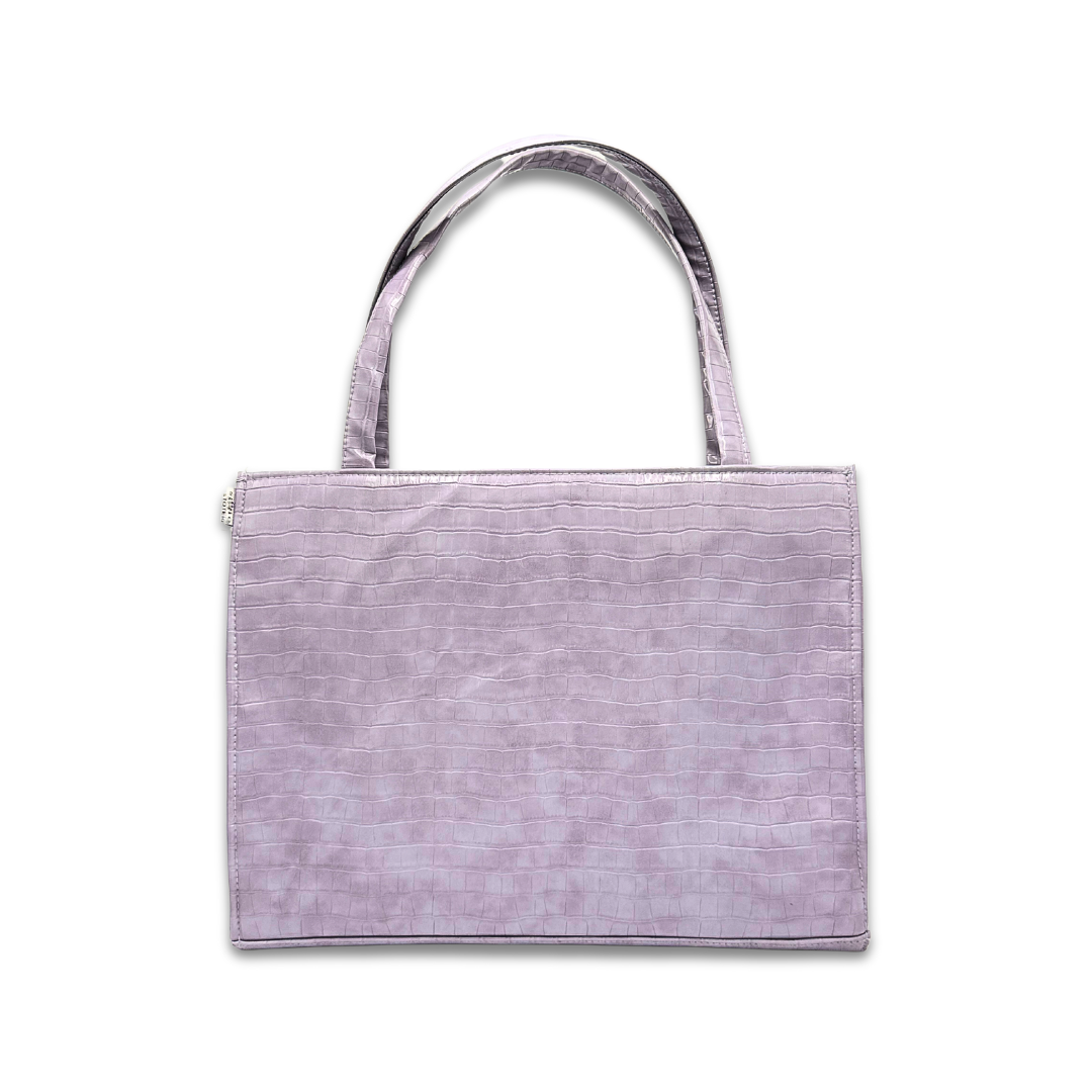 Lilac Patent Leather Tote Bag (LT-03)
