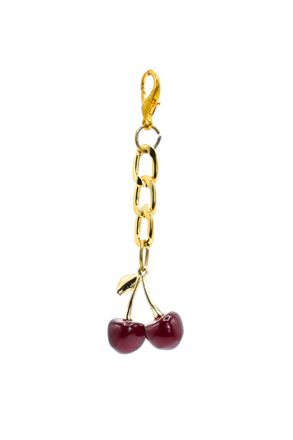 Mini Cherry Charm – Maroon