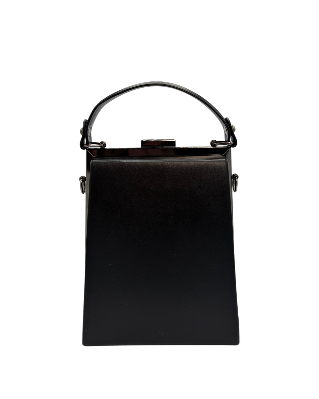 Top Handle Pyramid Bag