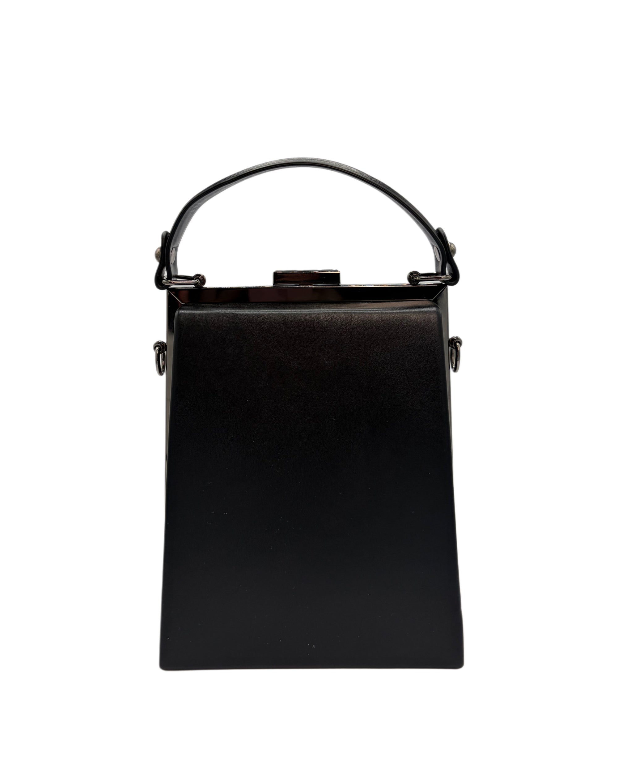 Top Handle Pyramid Bag
