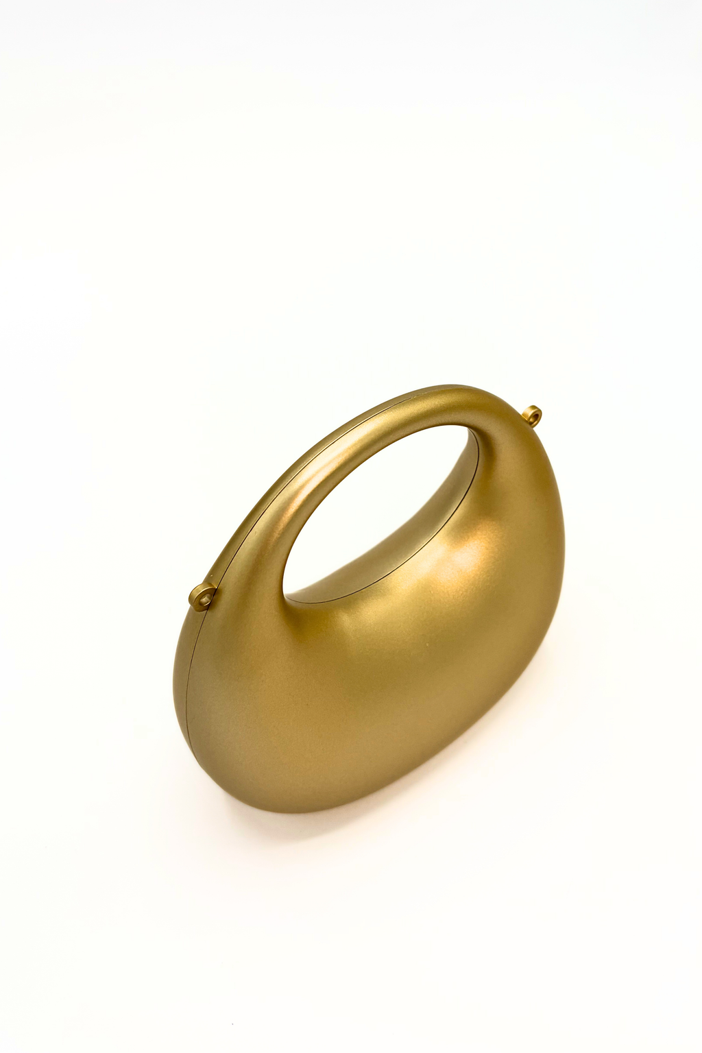 Mini Matte Crescent Clutch Bag