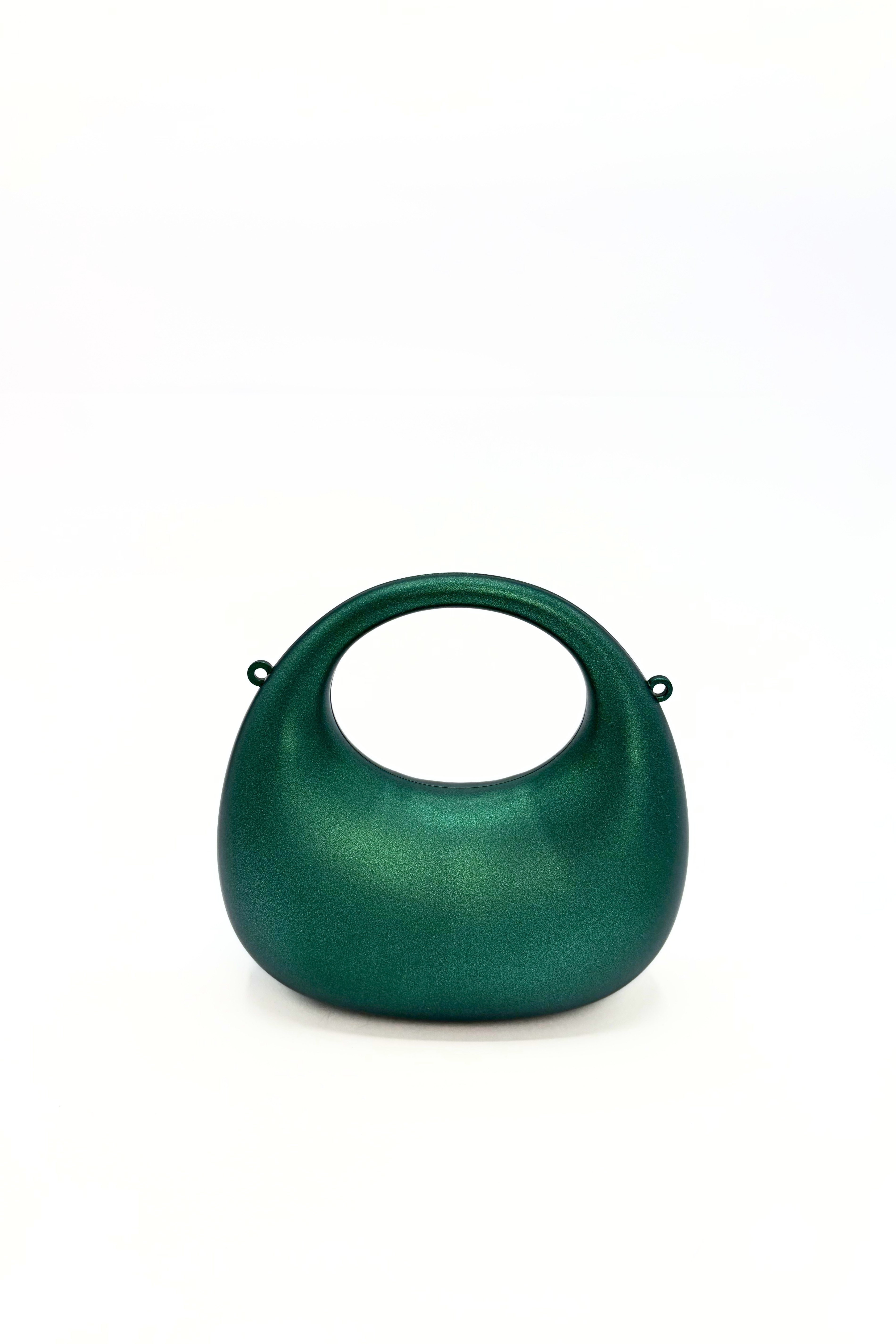 Mini Matte Crescent Clutch Bag