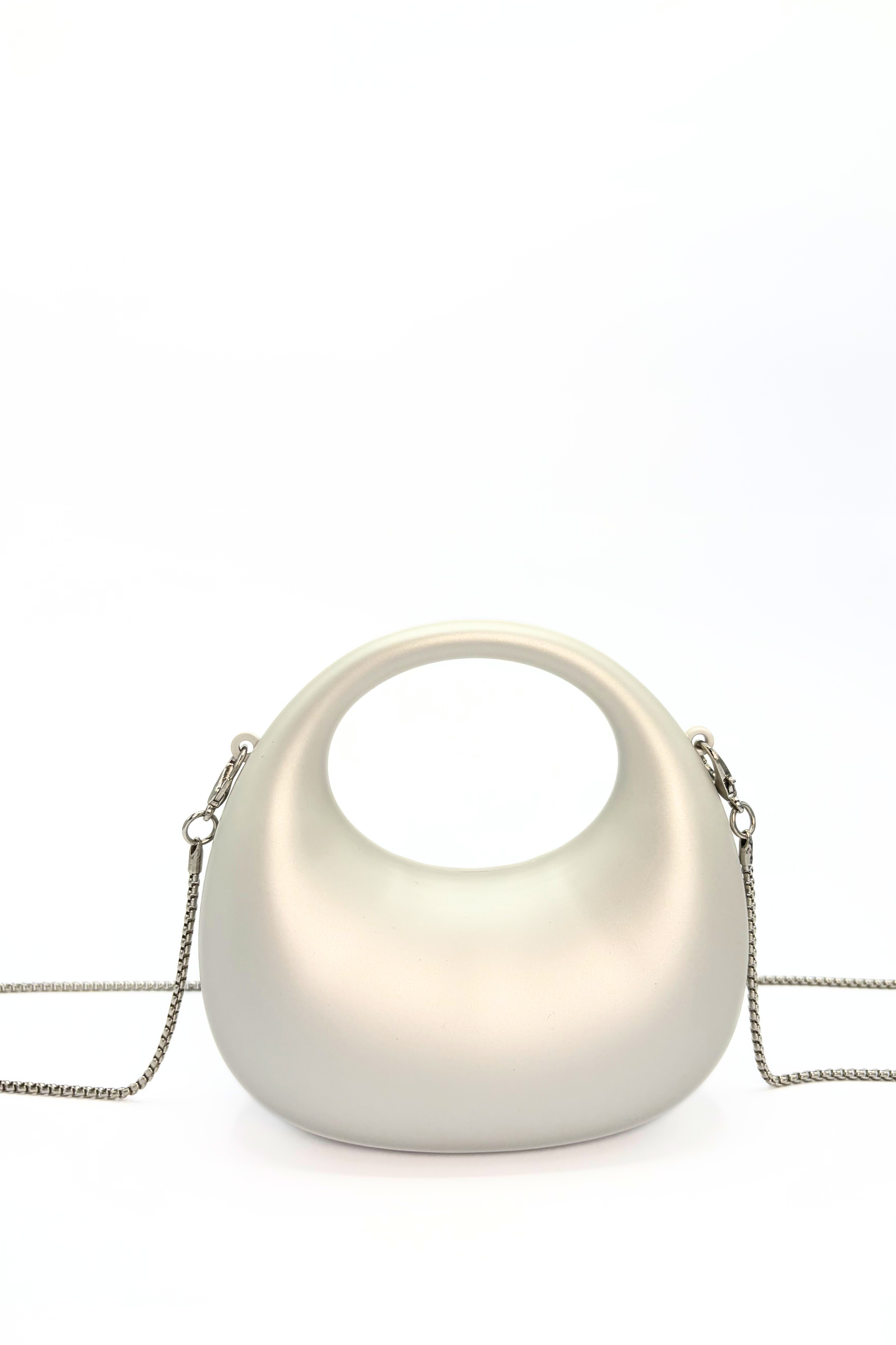 Mini Matte Crescent Clutch Bag