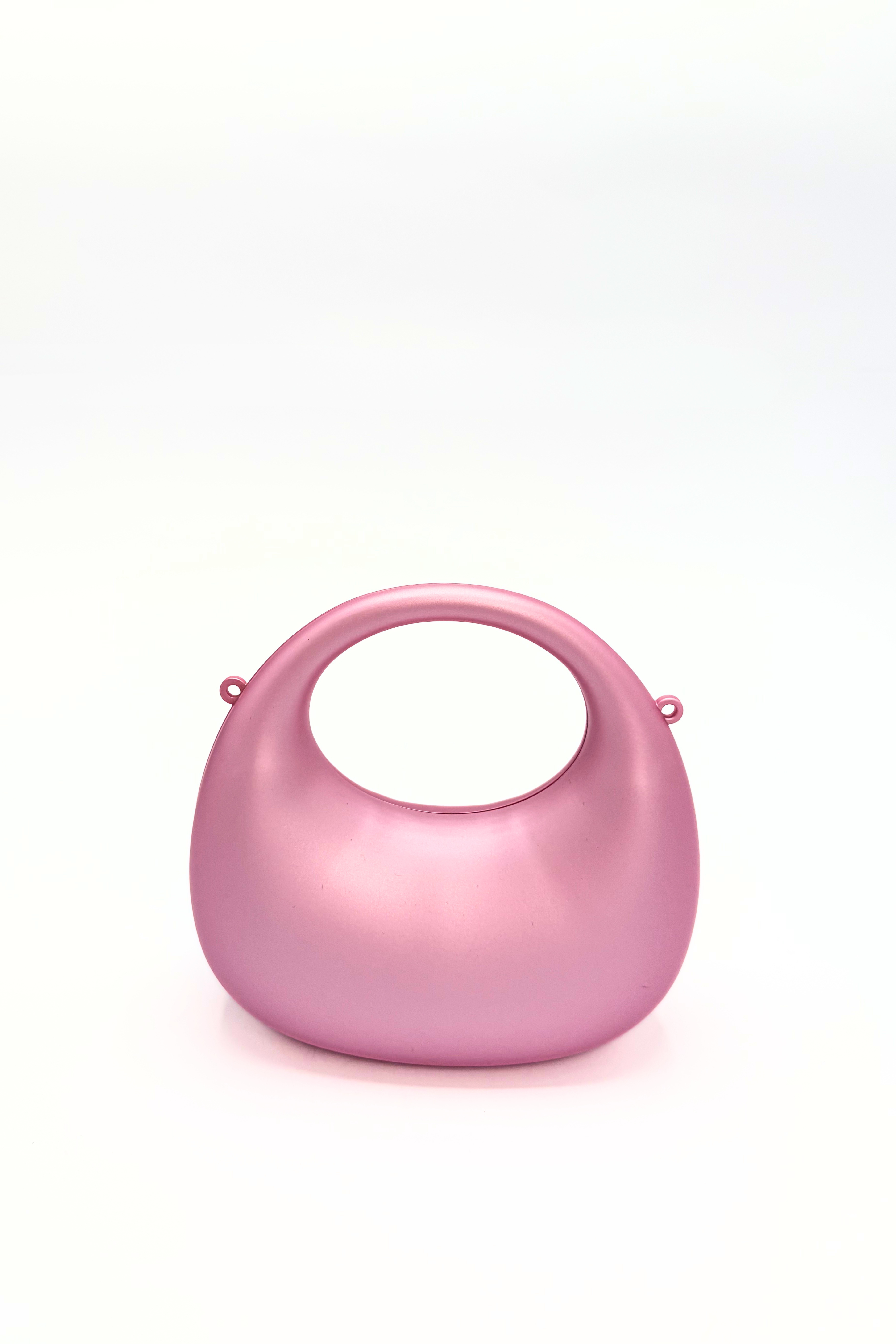 Mini Matte Crescent Clutch Bag