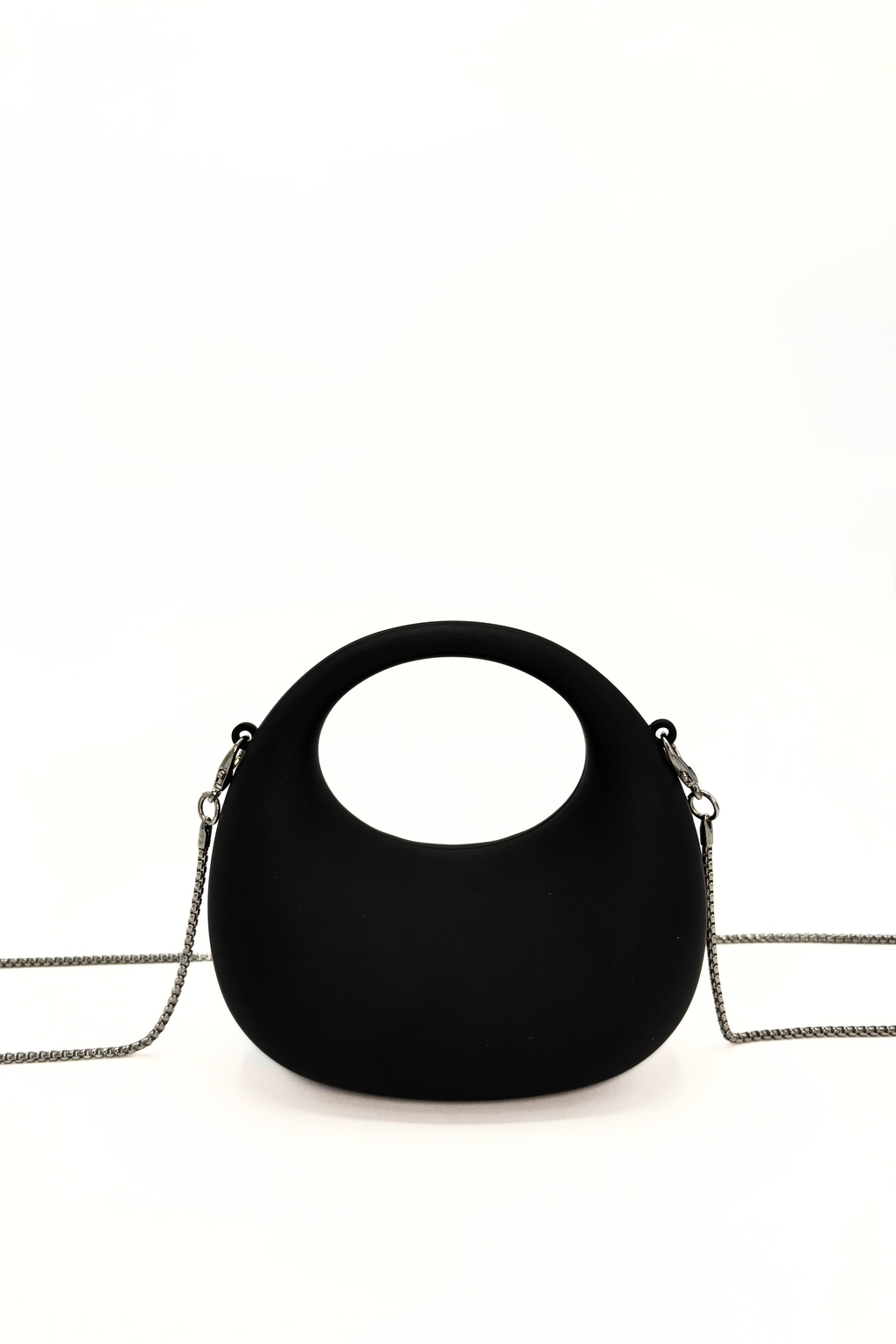 Mini Matte Crescent Clutch Bag