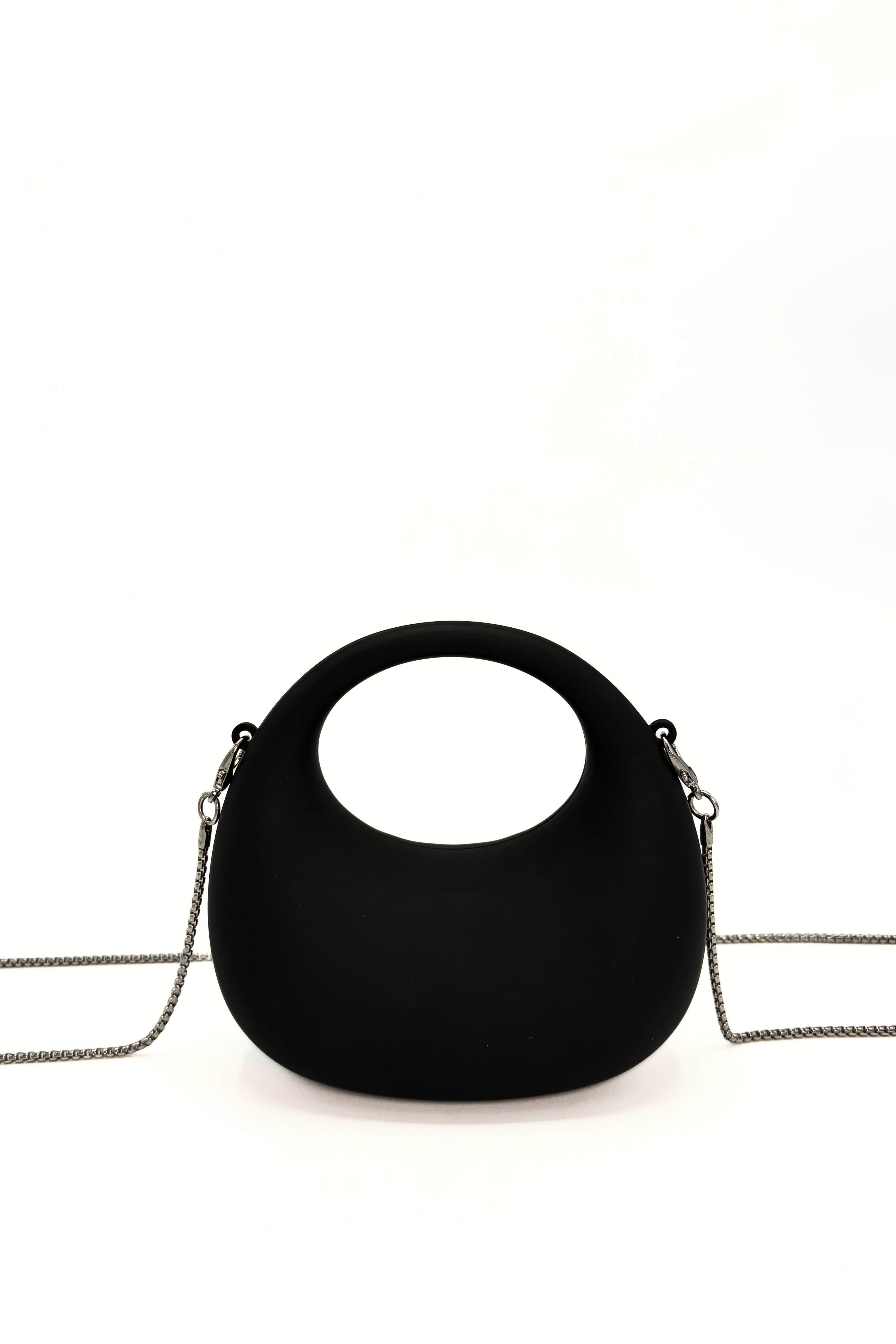 Mini Matte Crescent Clutch Bag