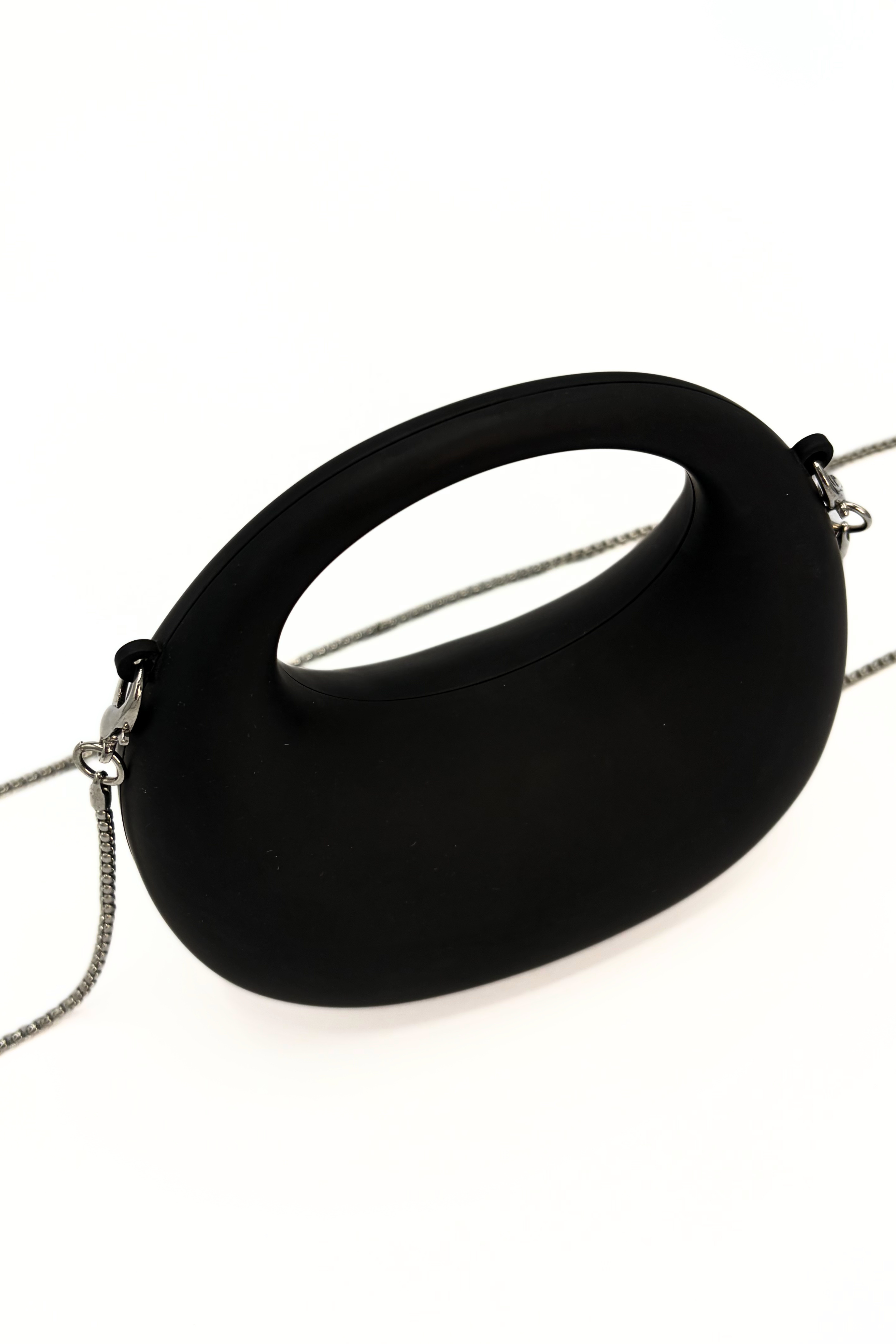 Mini Matte Crescent Clutch Bag