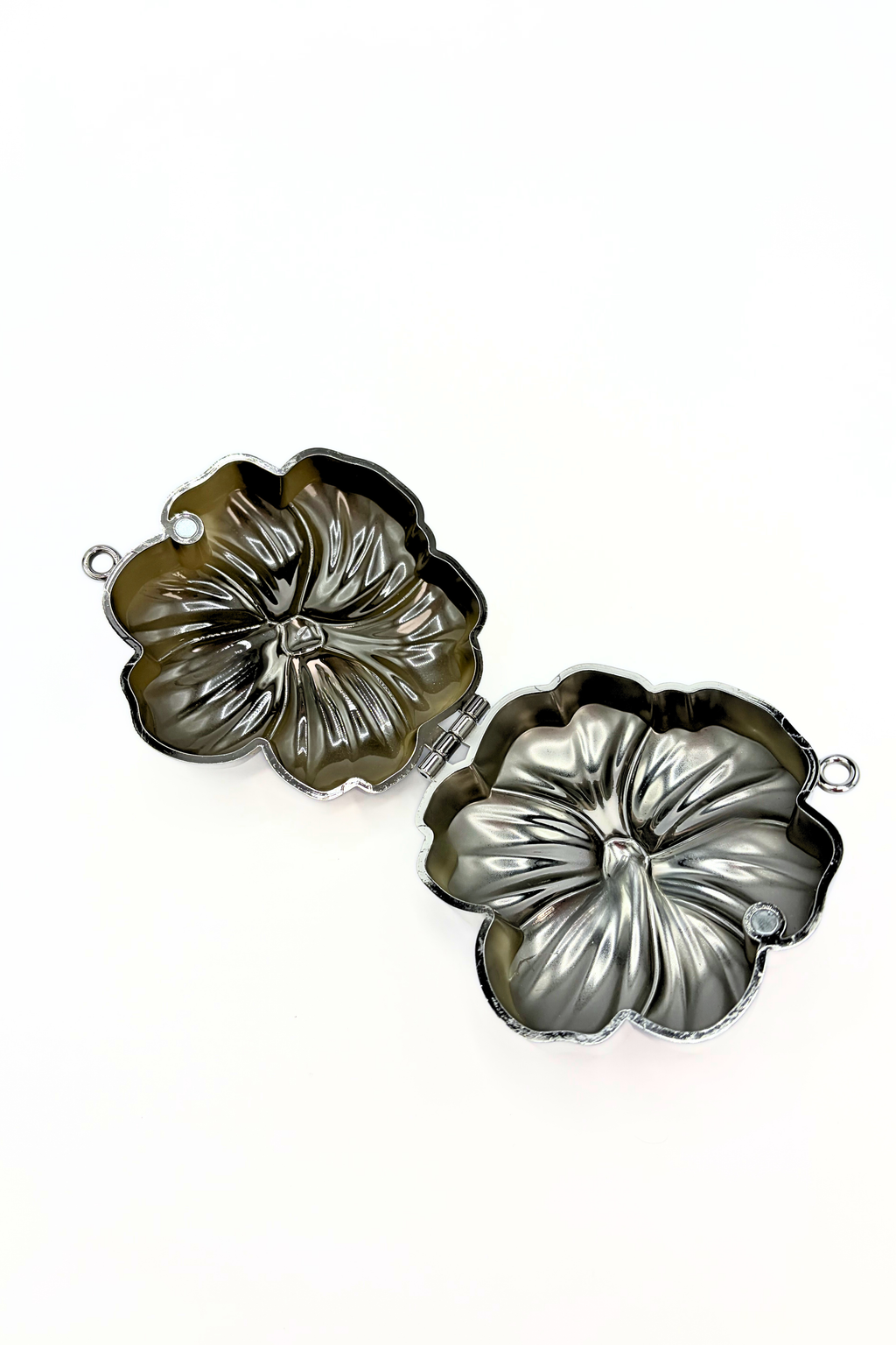 Mini Flora Metallic Clutch Bag