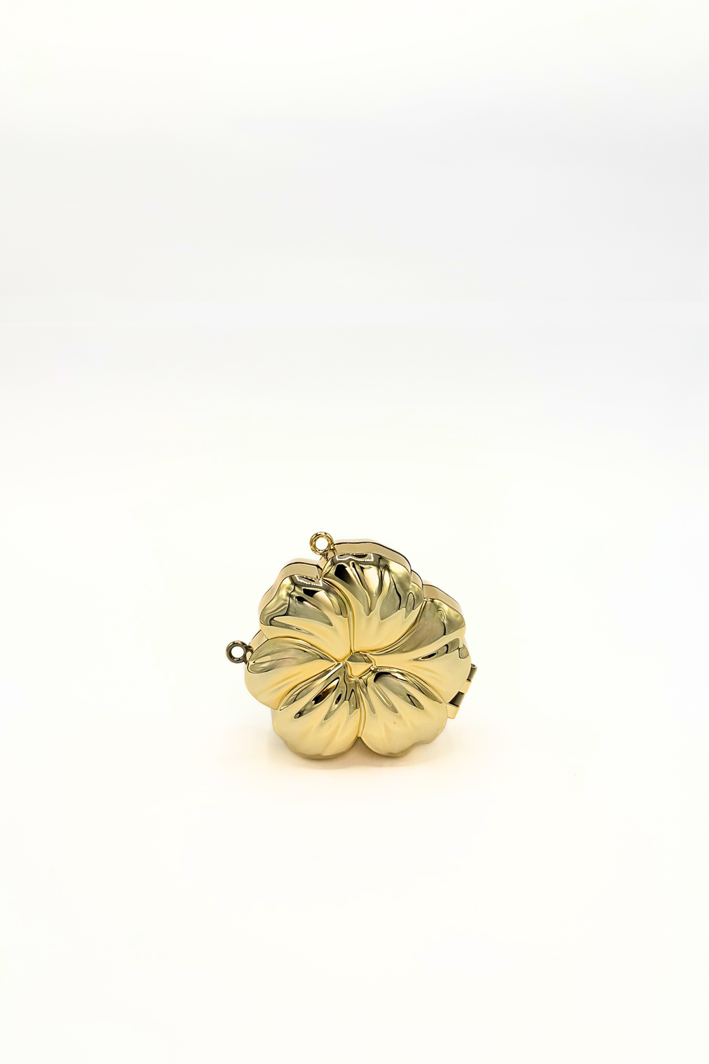 Mini Flora Metallic Clutch Bag