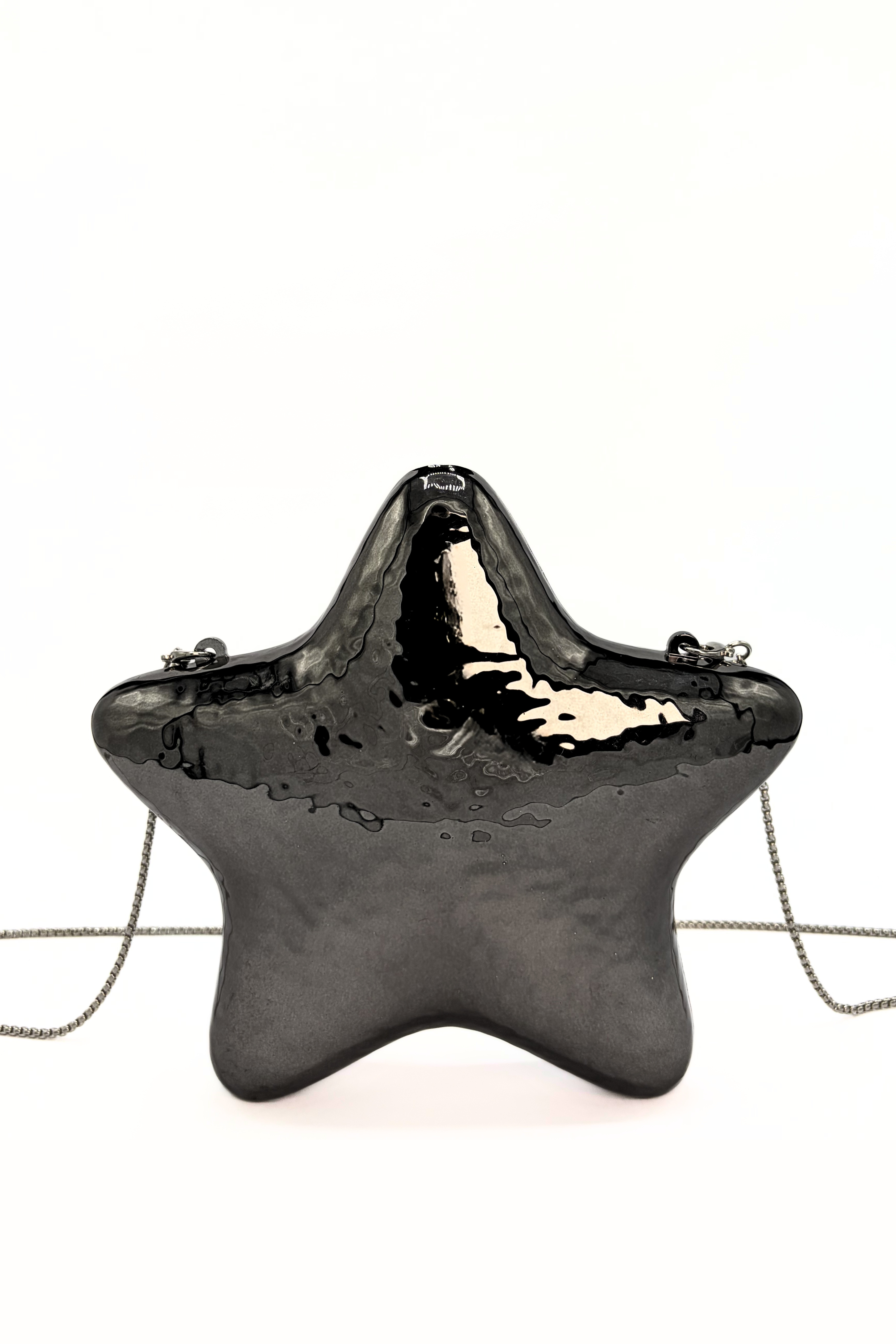 Metallic Starry Clutch Bag