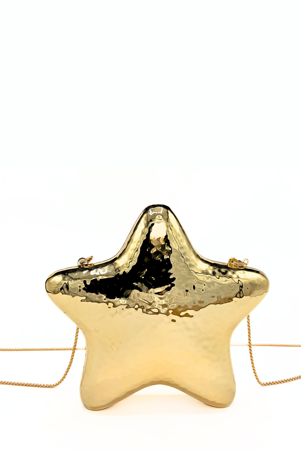 Metallic Starry Clutch Bag