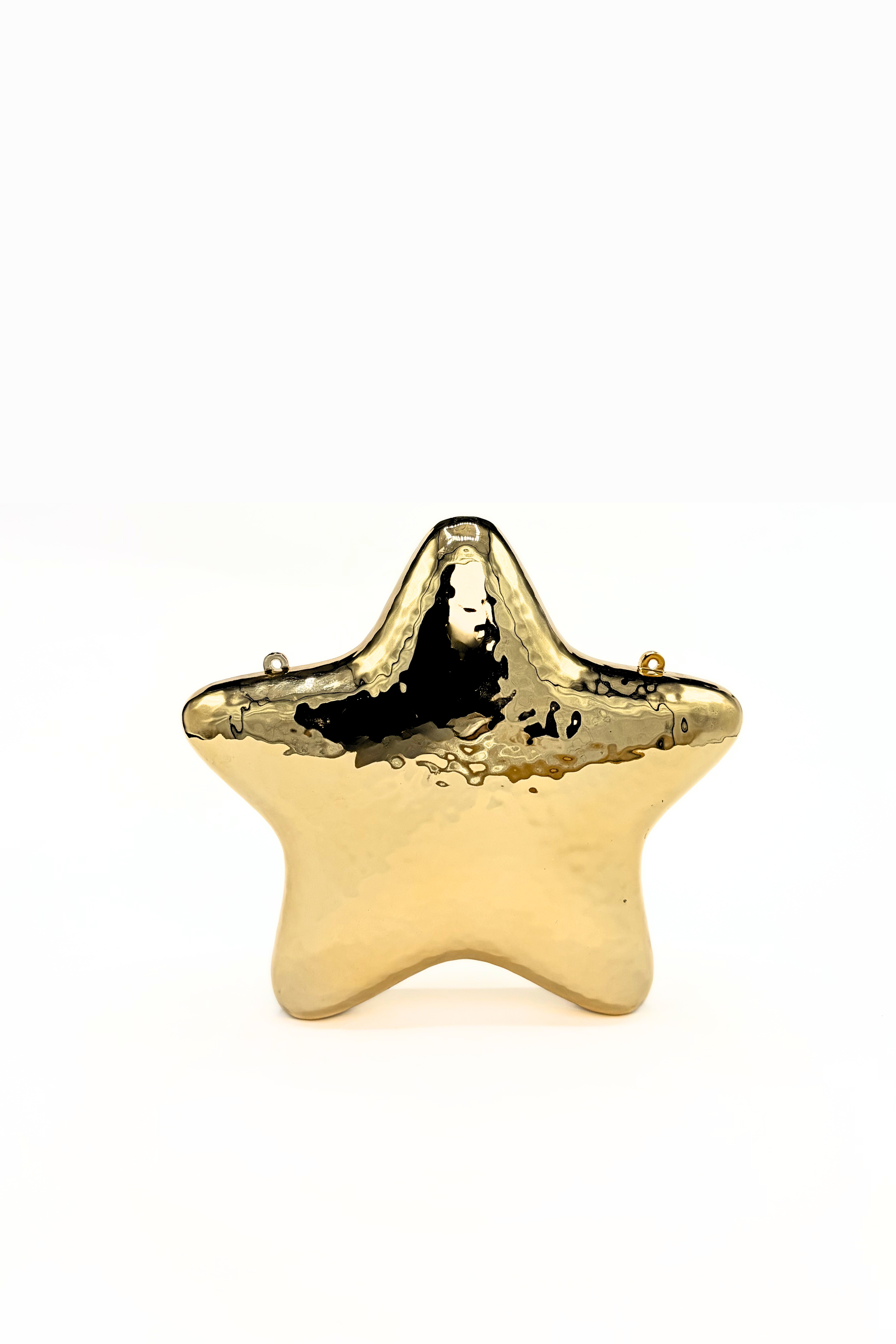 Metallic Starry Clutch Bag