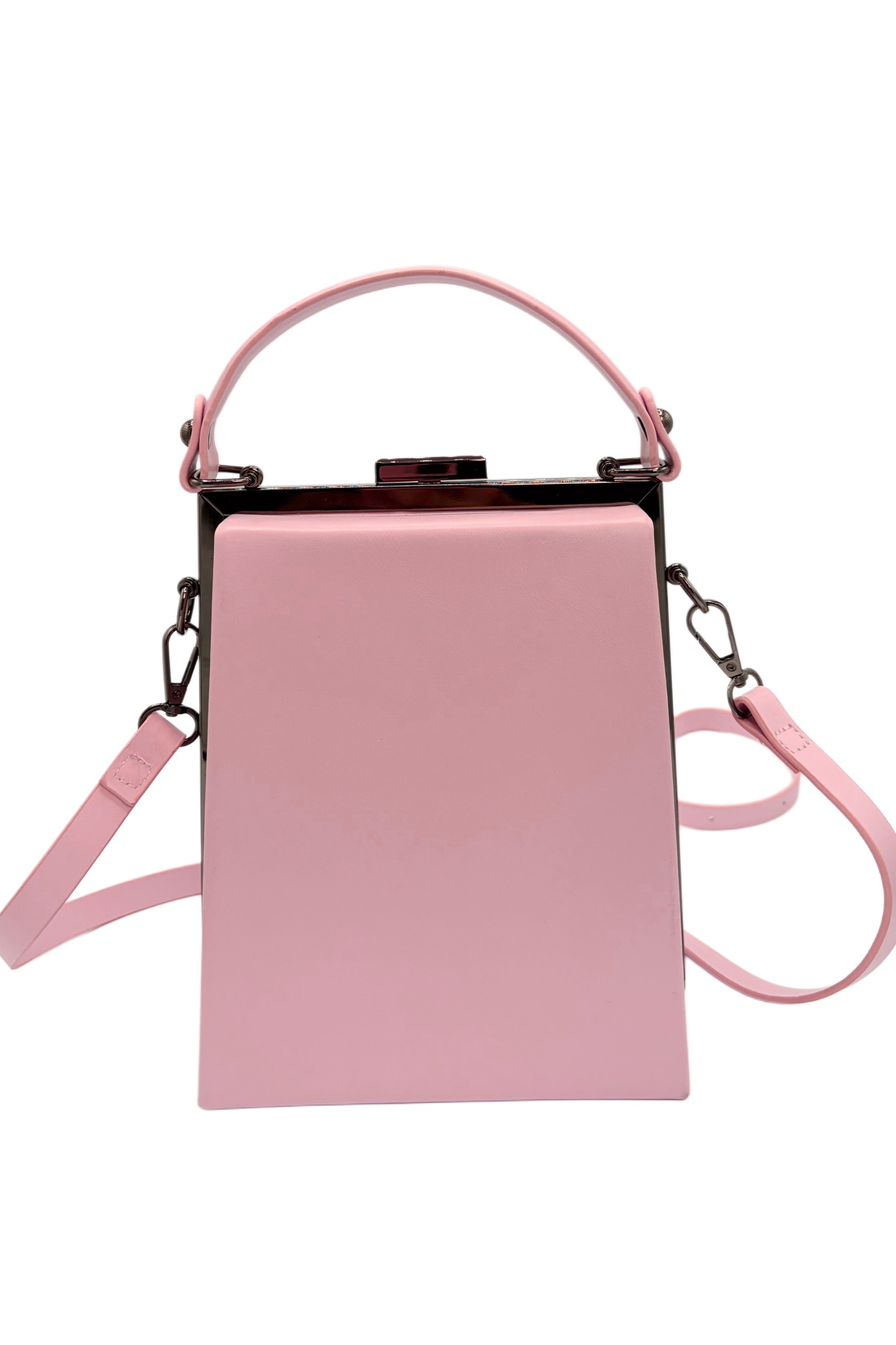 Top Handle Pyramid Bag