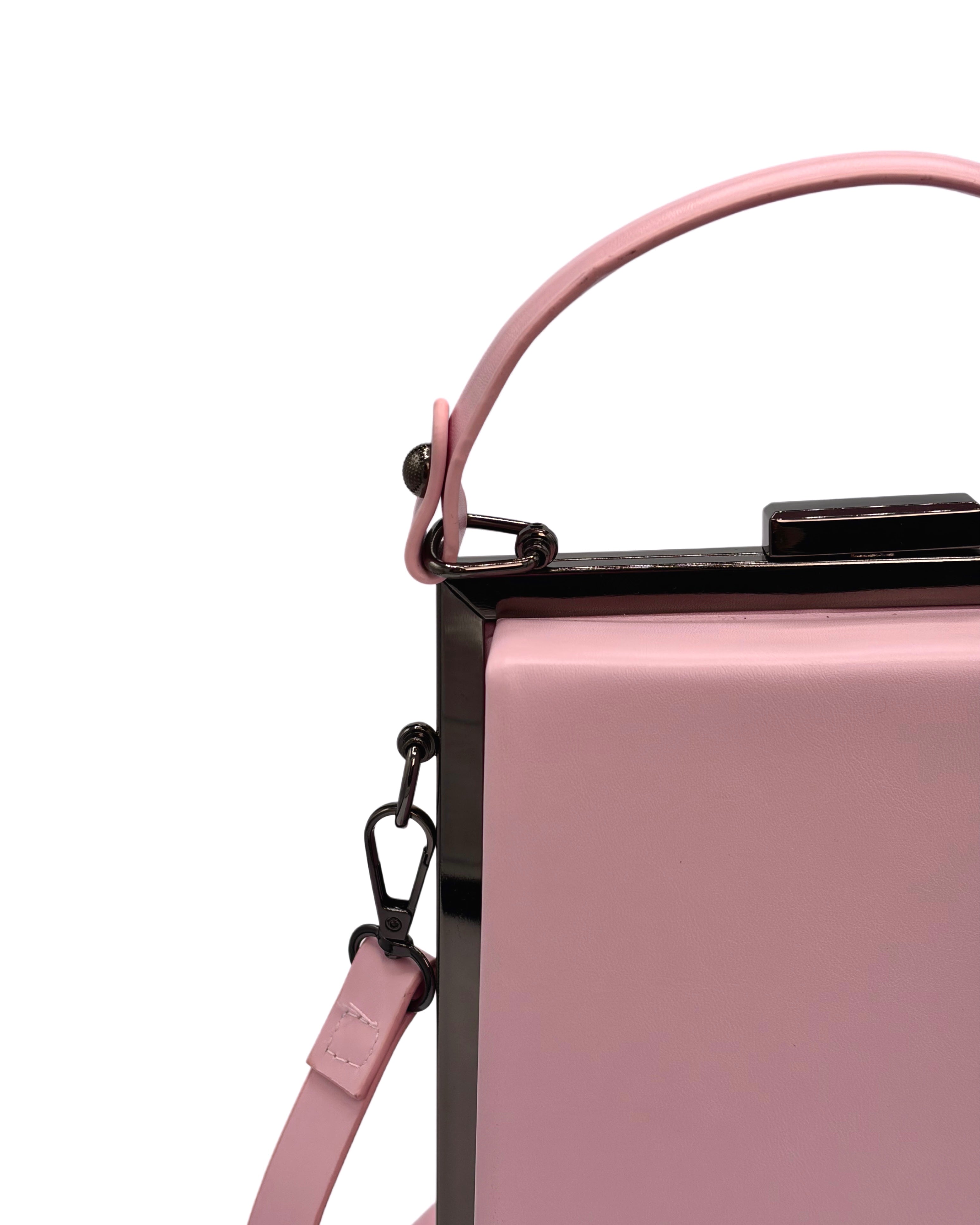 Top Handle Pyramid Bag