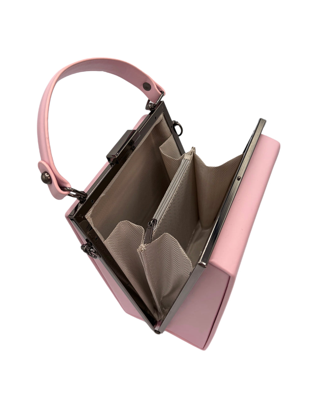 Top Handle Pyramid Bag