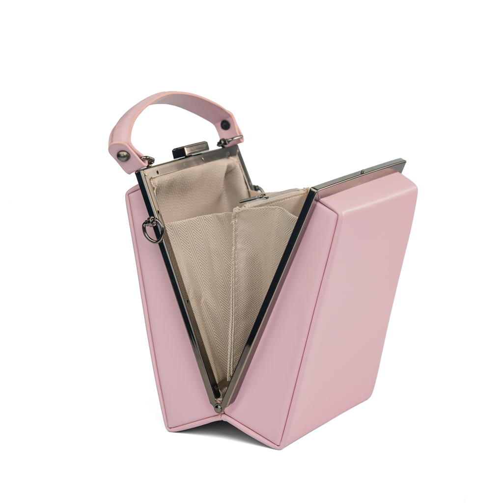 Top Handle Pyramid Bag