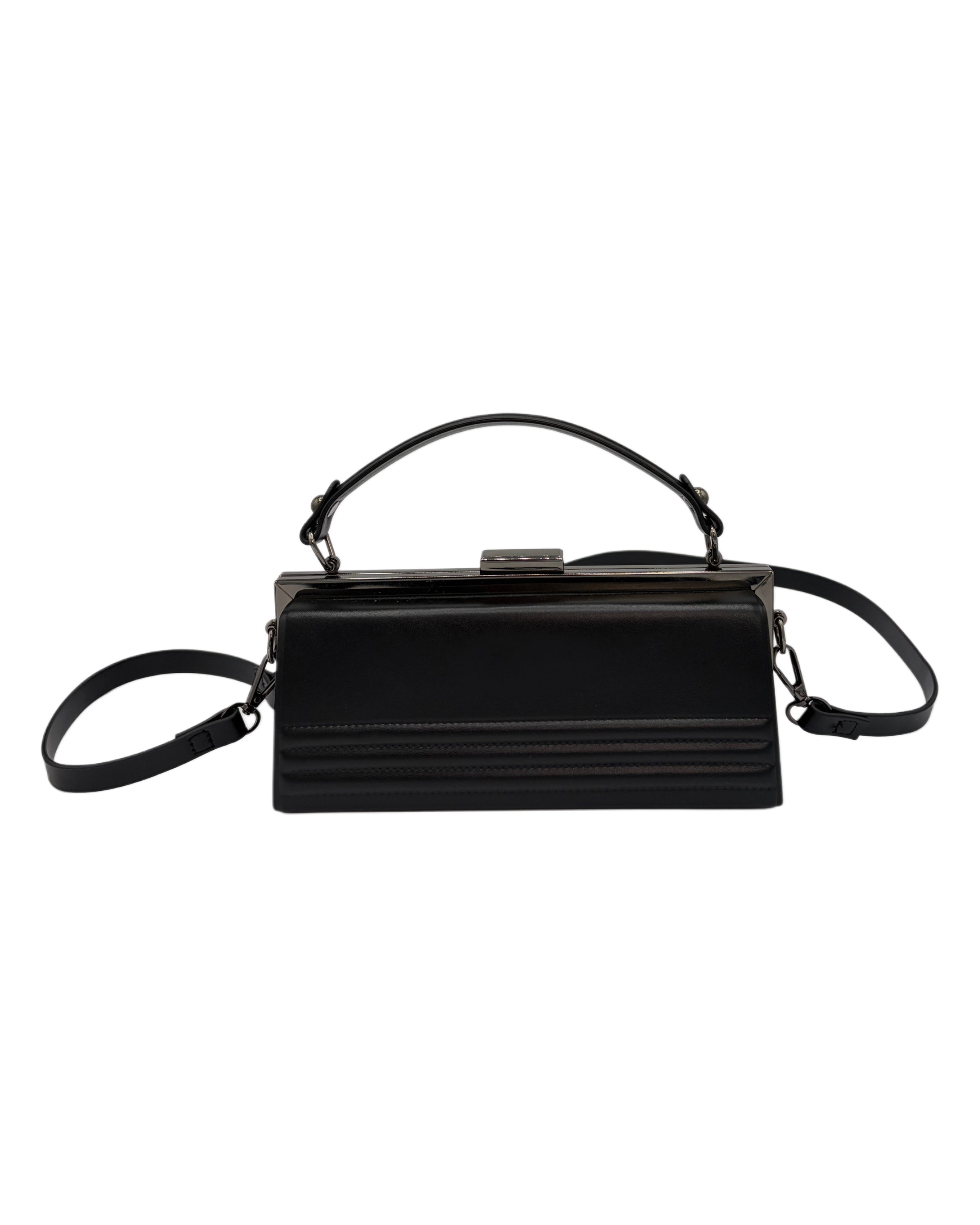 Top Handle Pleated Bag